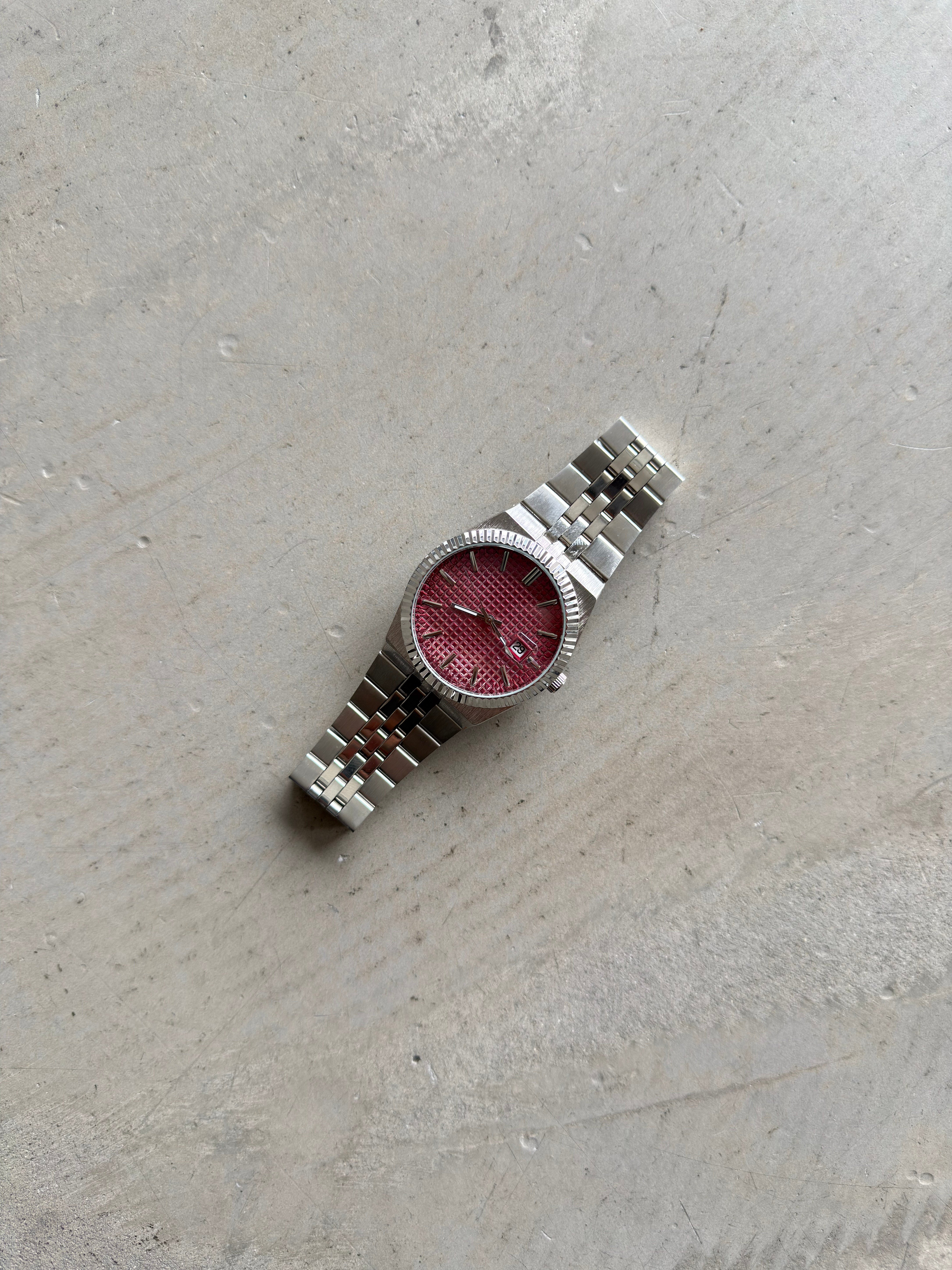 Royal Chrono Basic Saat - Bordo
