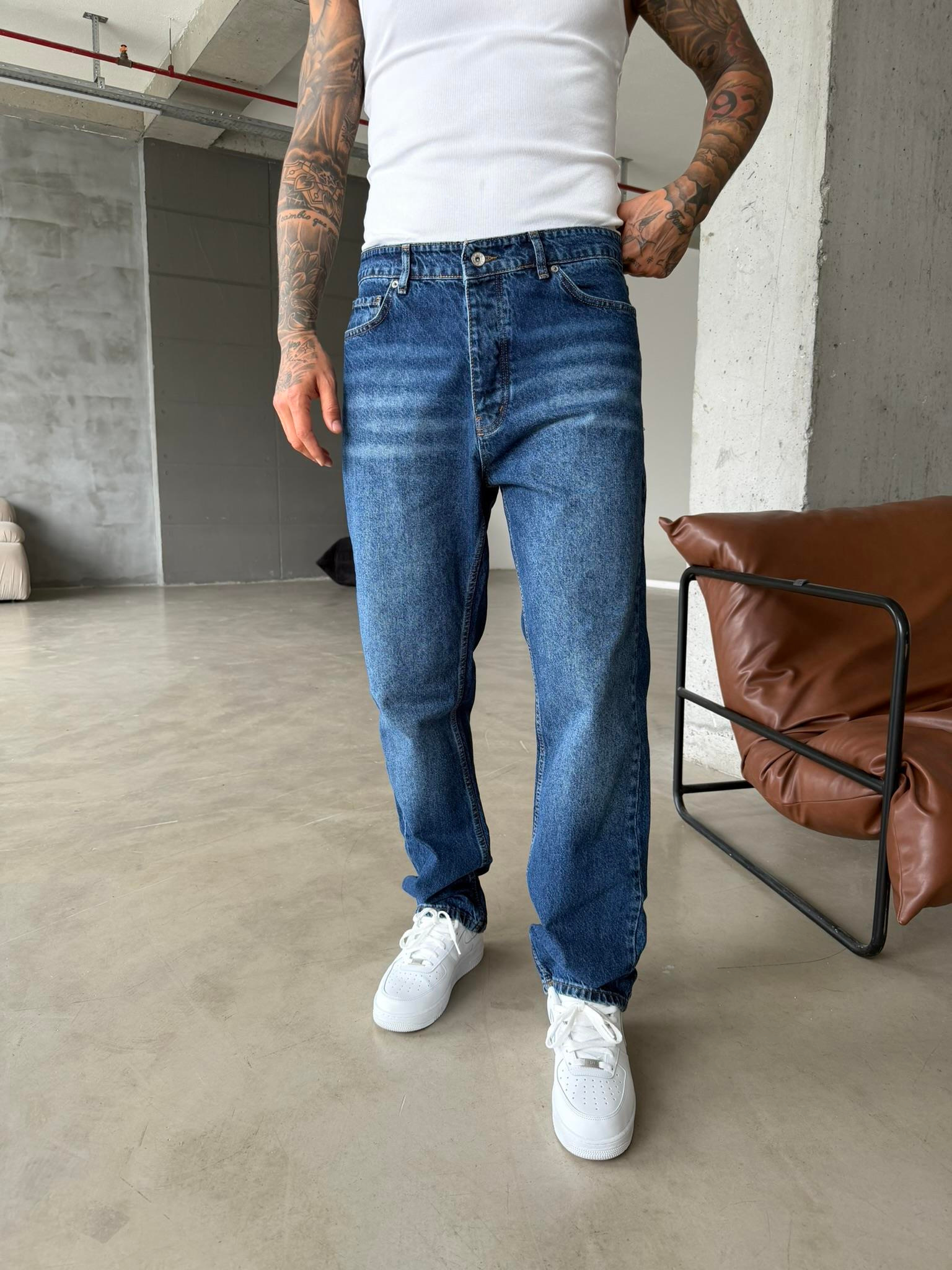 Soft Touch Baggy Pantolon - Lacivert