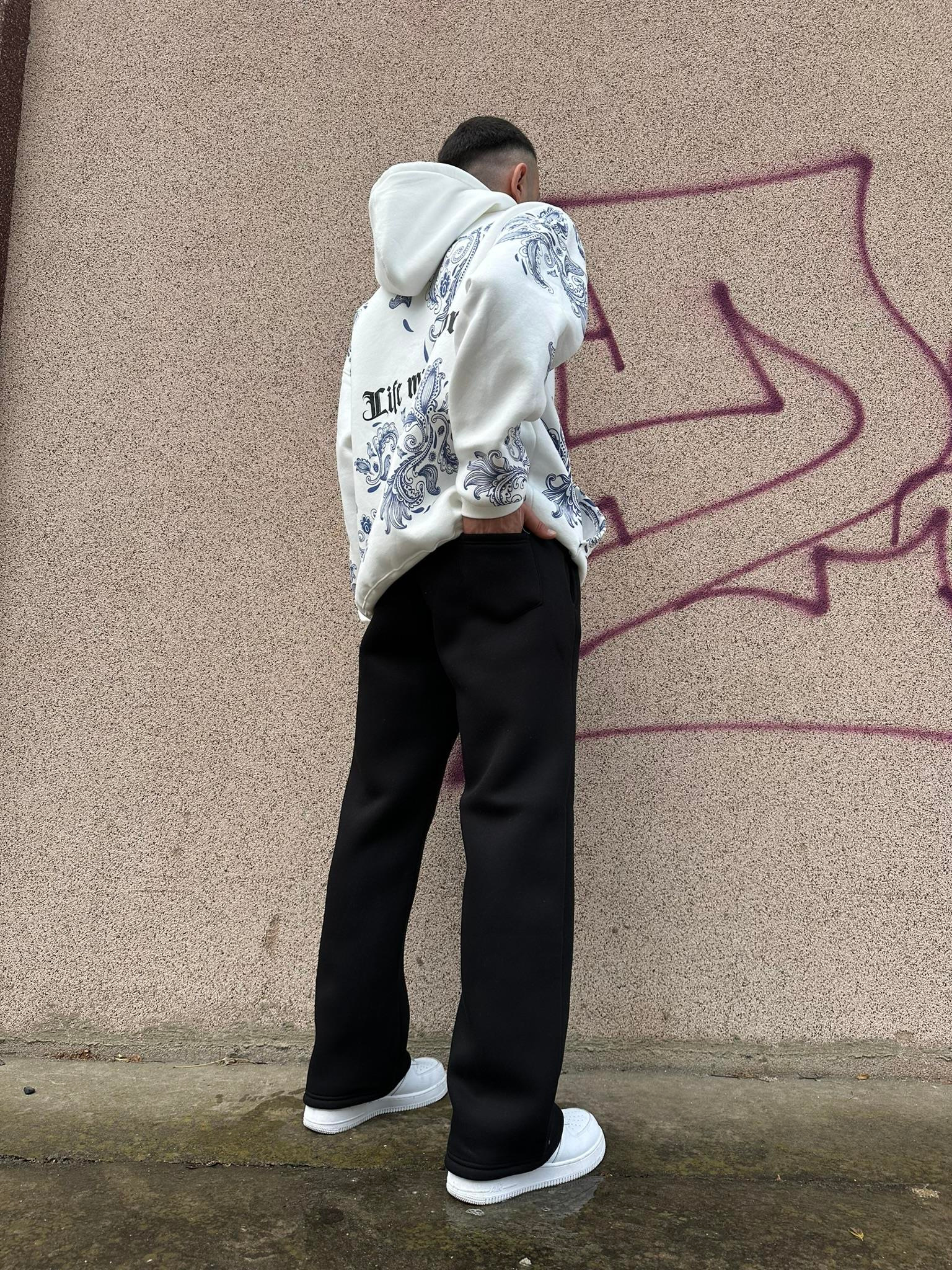 Sport Club Baggy Eşofman - Siyah