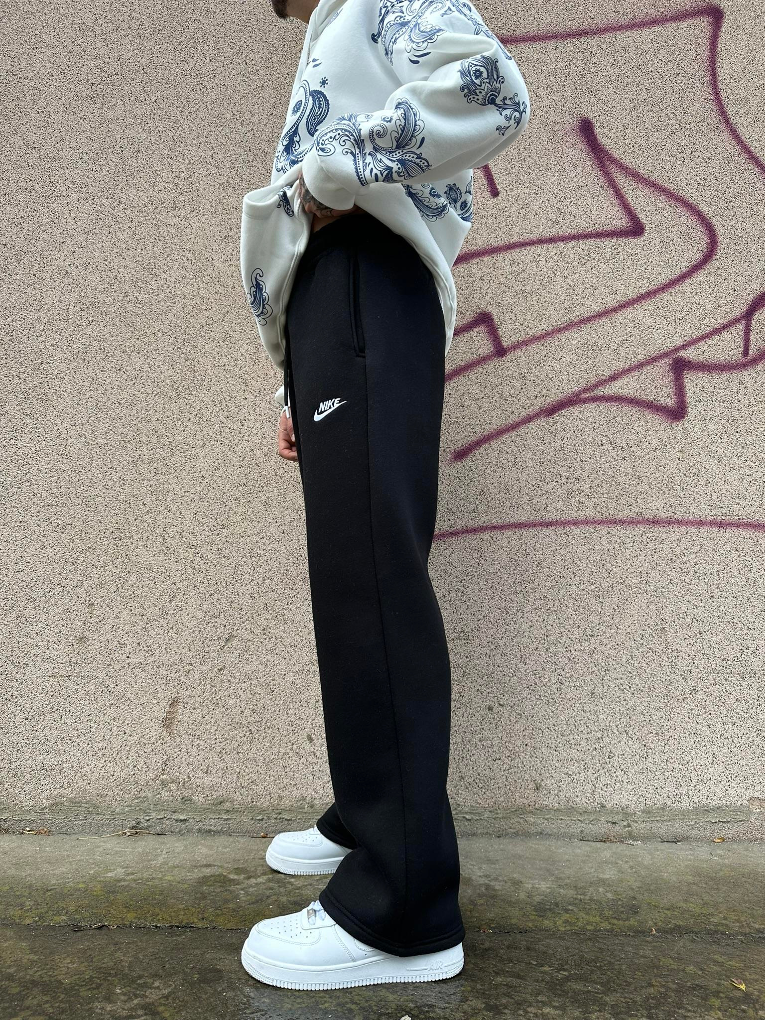 Sport Club Baggy Eşofman - Siyah