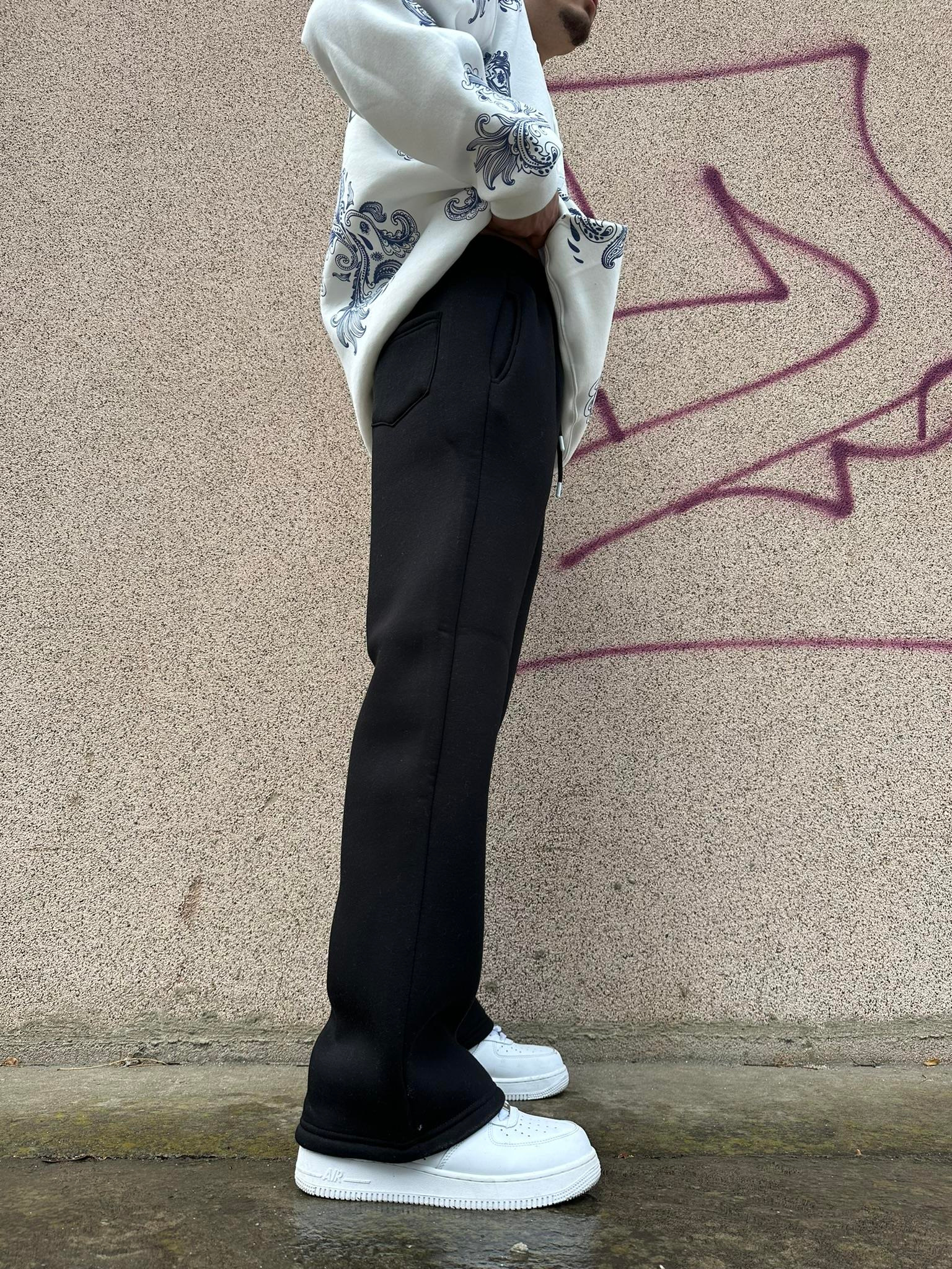 Sport Club Baggy Eşofman - Siyah