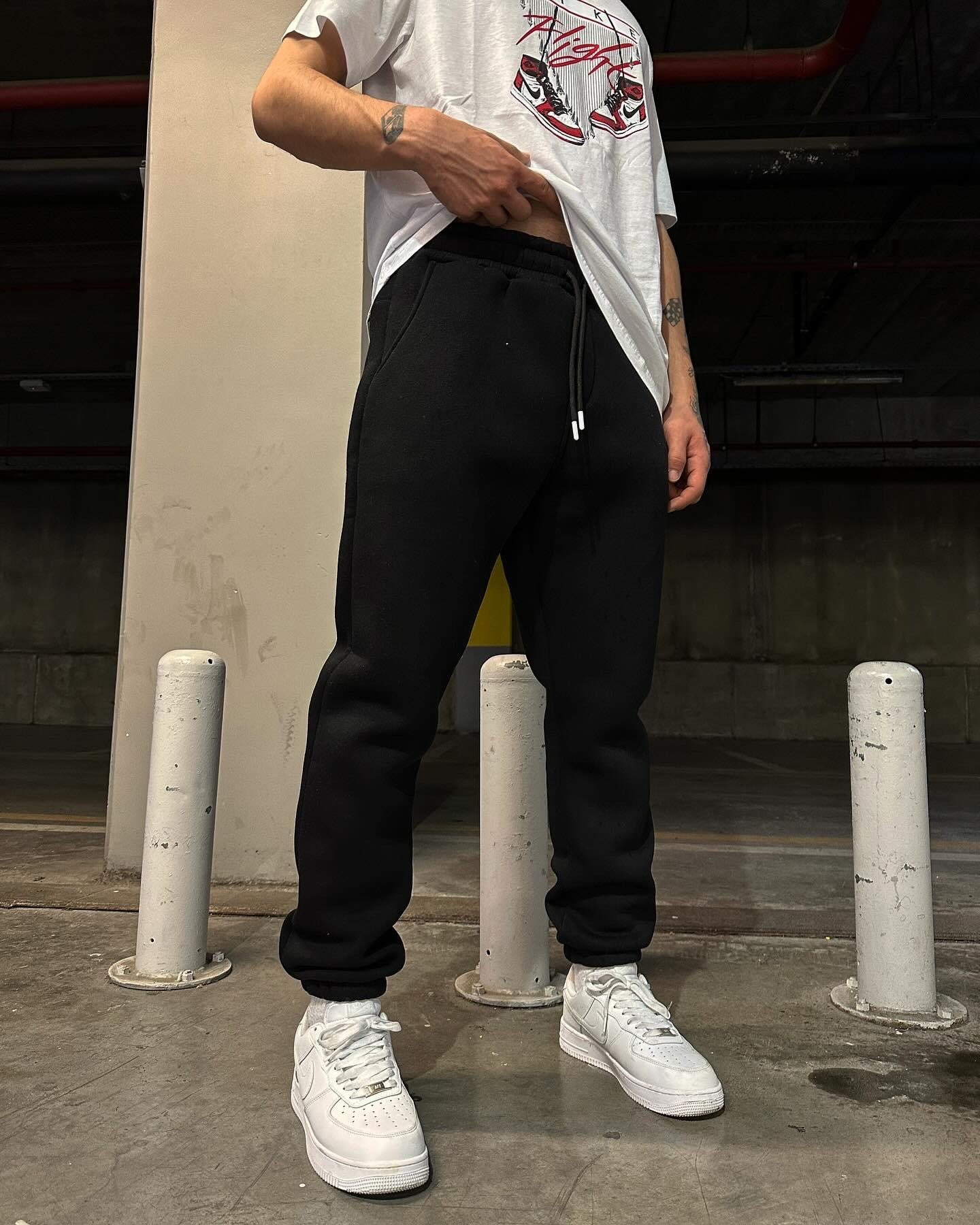 Sport Club Jogger Eşofman - Siyah