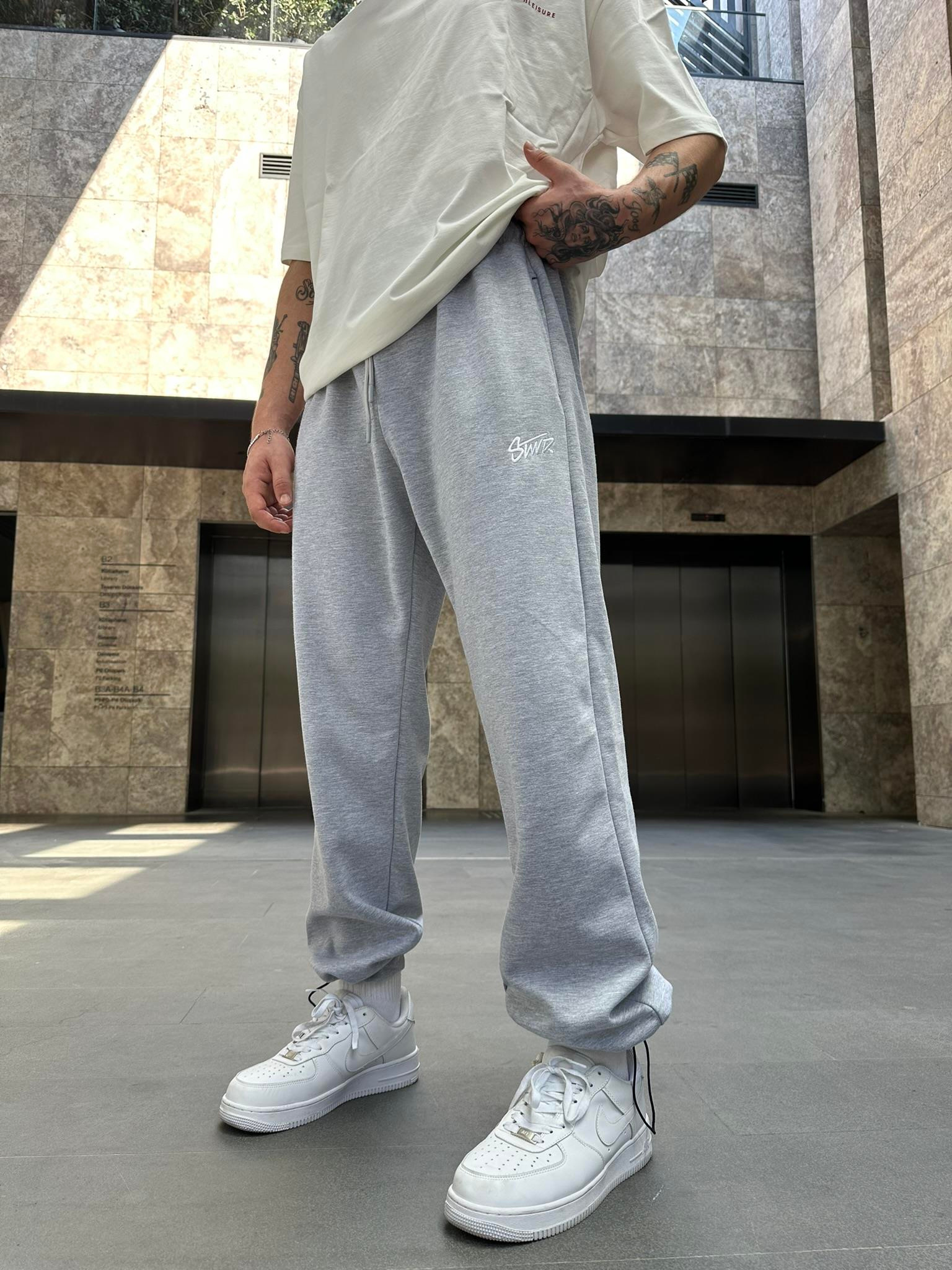 Stwd Baggy Stoper Paça Eşofman Altı - Gri