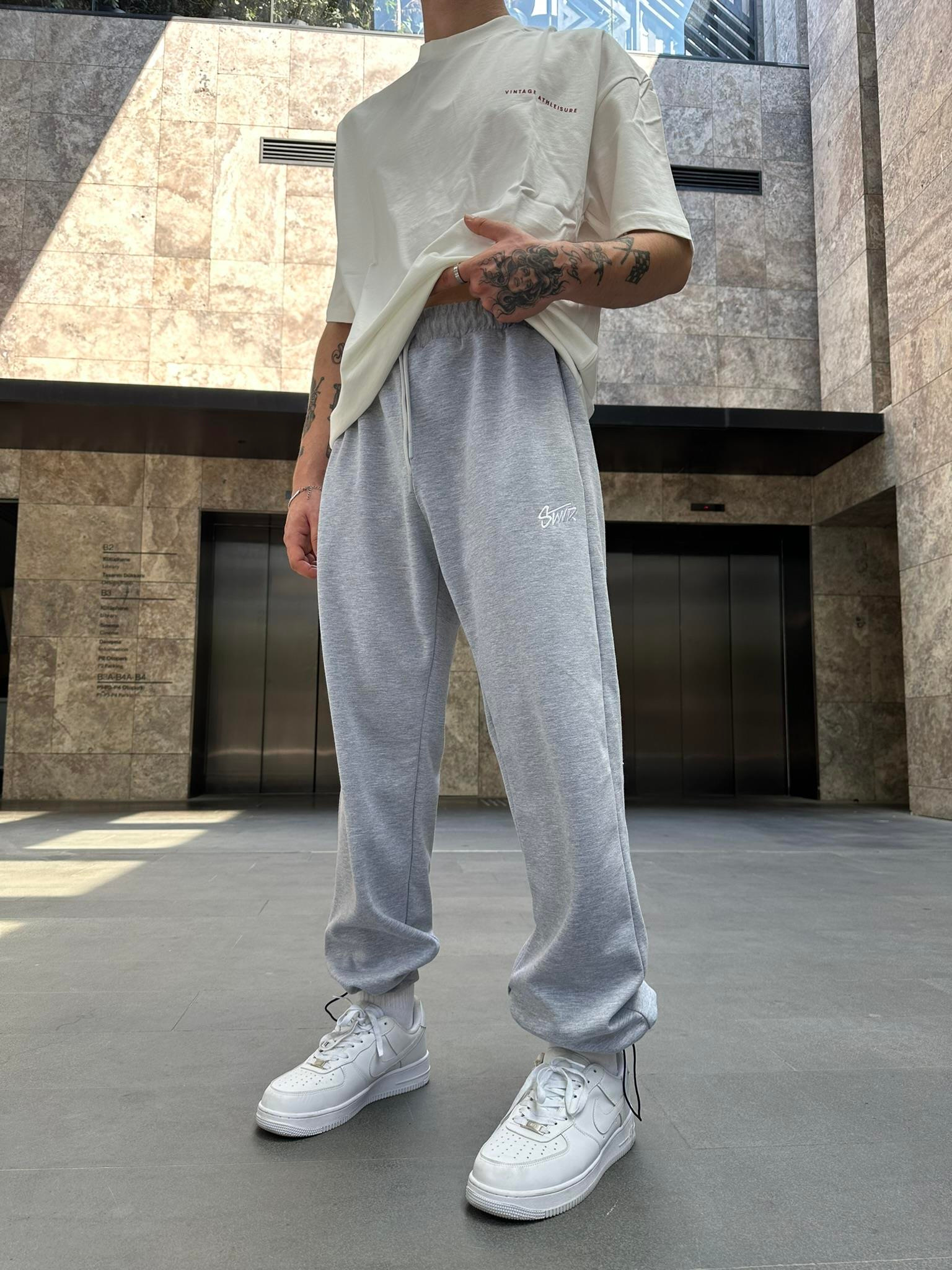 Stwd Baggy Stoper Paça Eşofman Altı - Gri