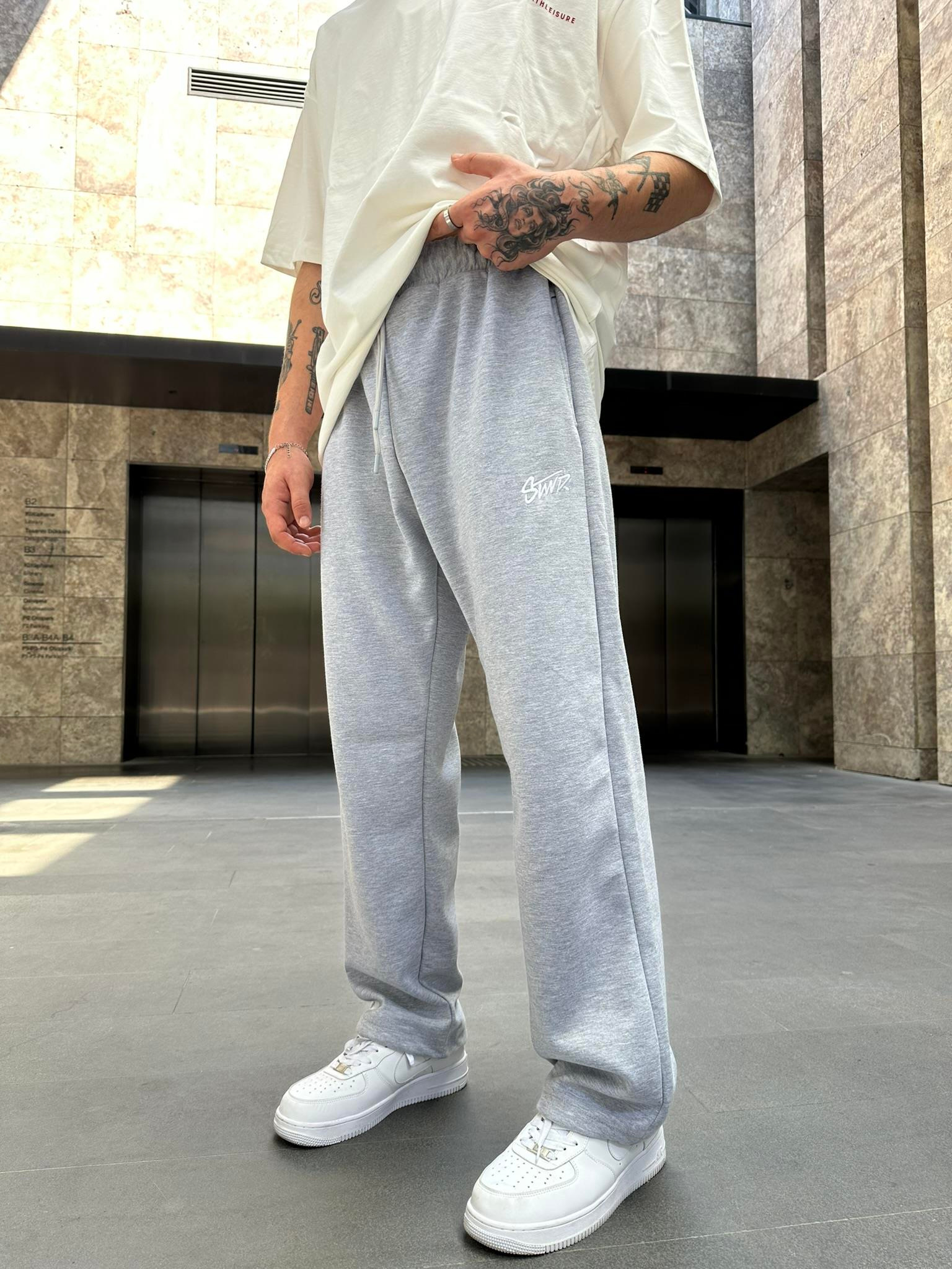 Stwd Baggy Stoper Paça Eşofman Altı - Gri