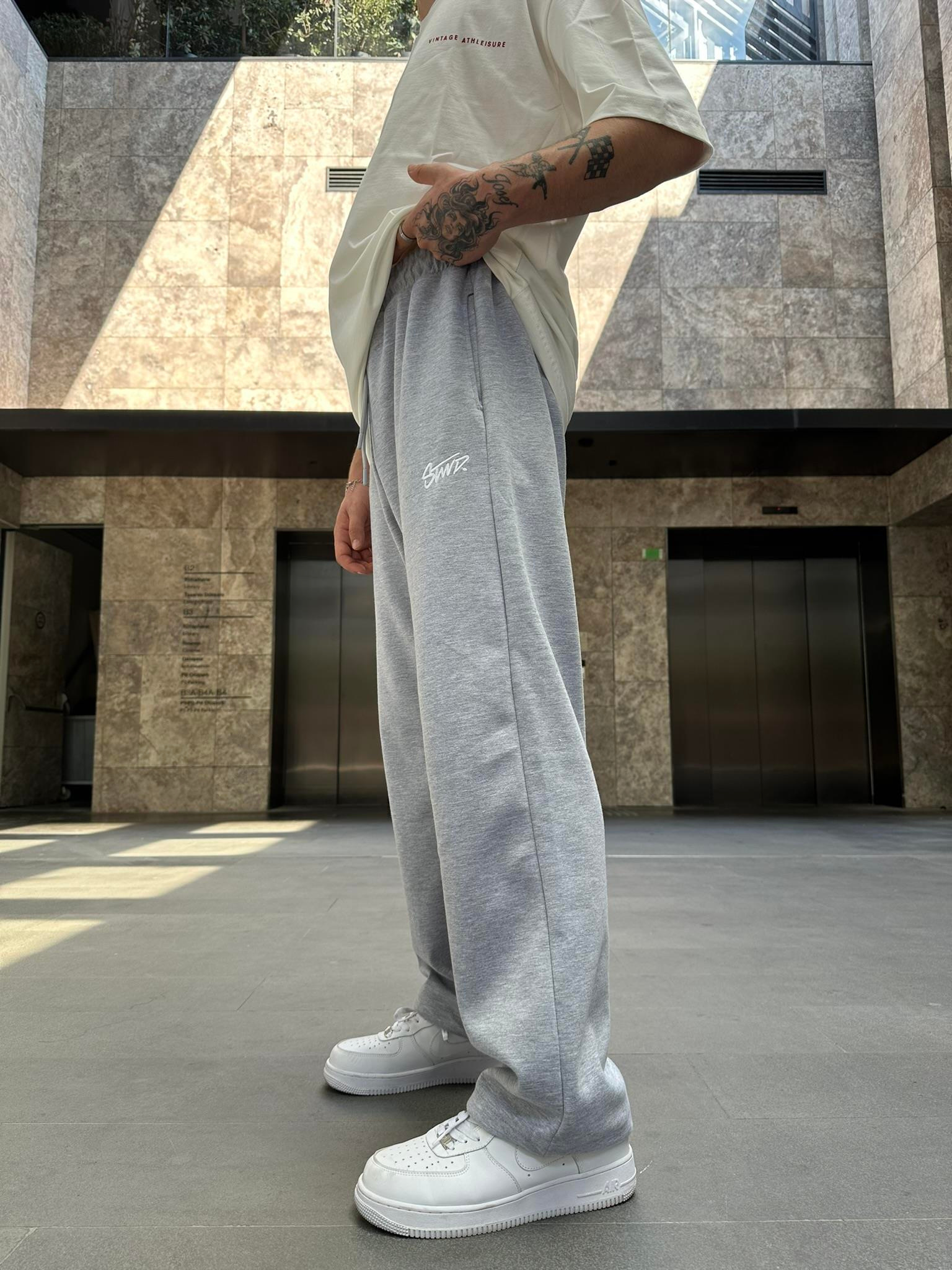 Stwd Baggy Stoper Paça Eşofman Altı - Gri