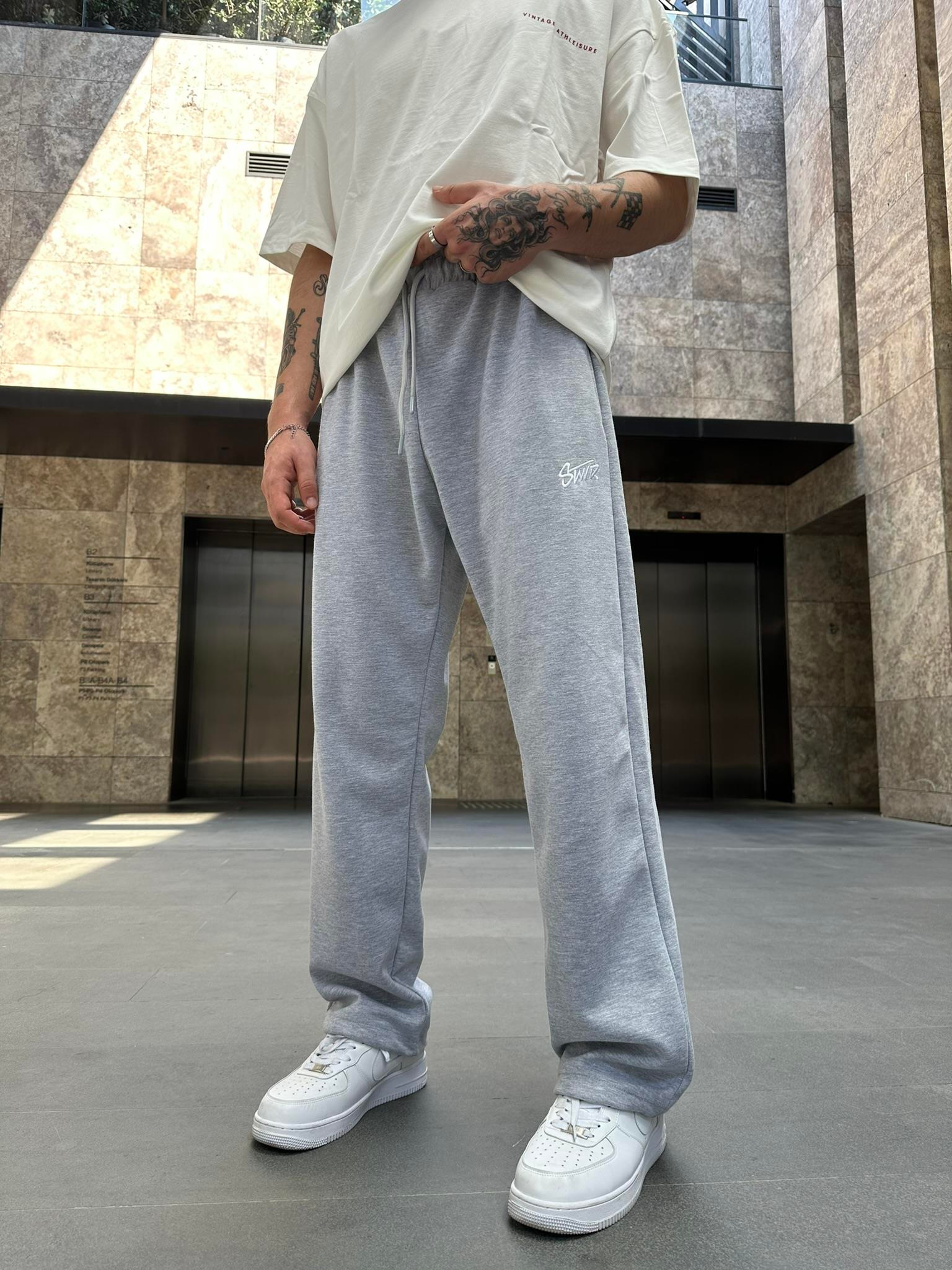 Stwd Baggy Stoper Paça Eşofman Altı - Gri