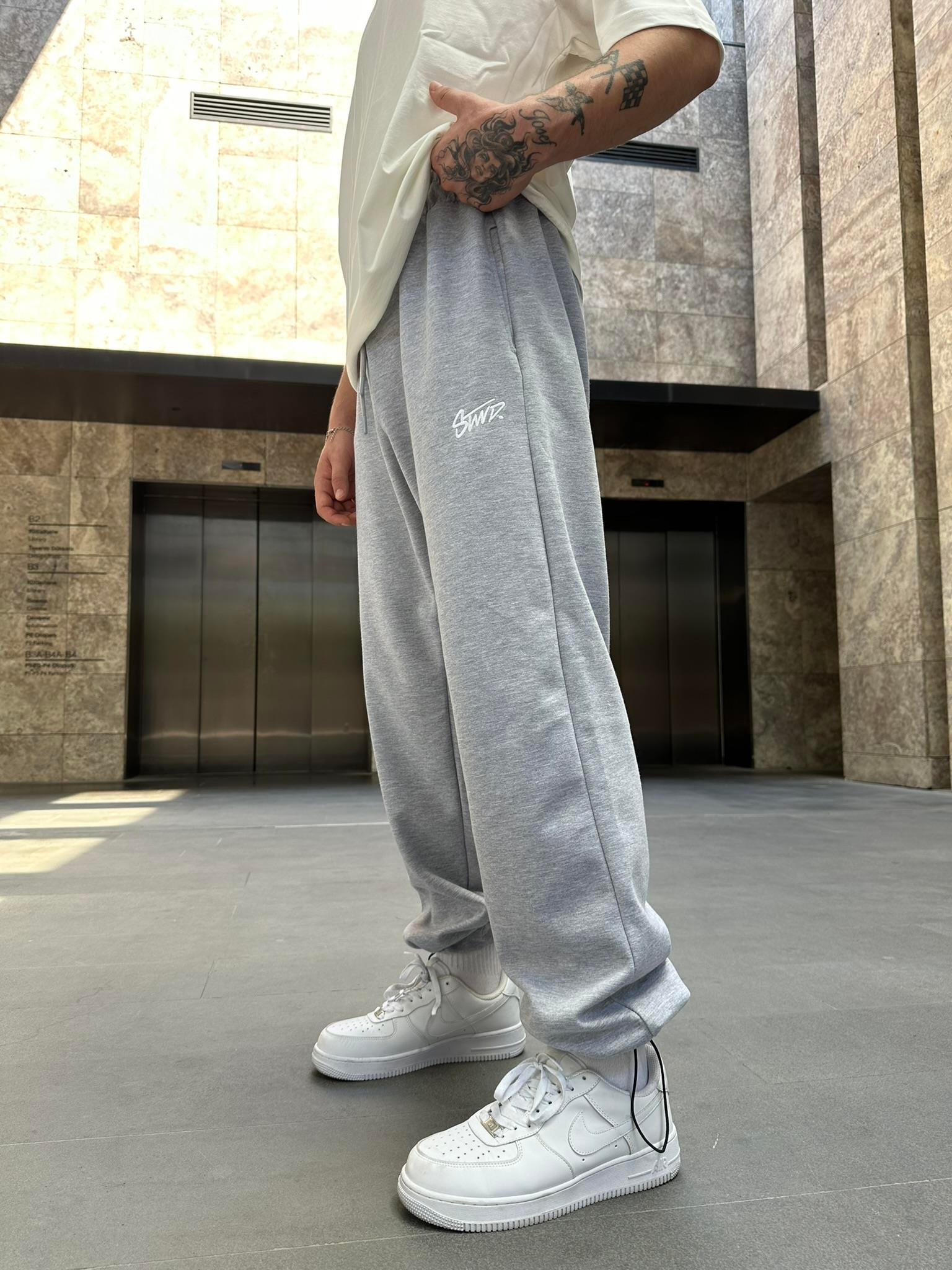 Stwd Baggy Stoper Paça Eşofman Altı - Gri