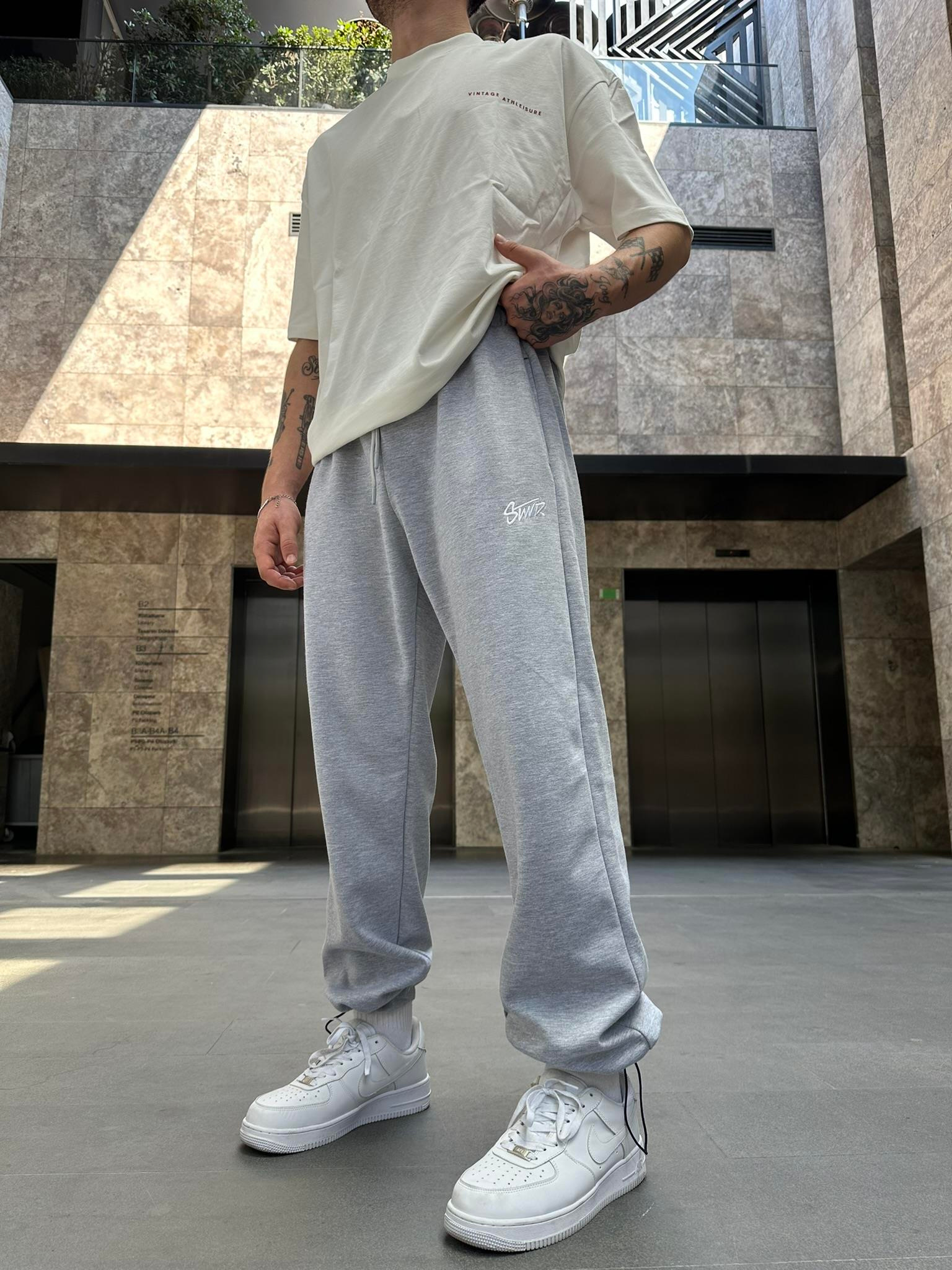 Stwd Baggy Stoper Paça Eşofman Altı - Gri