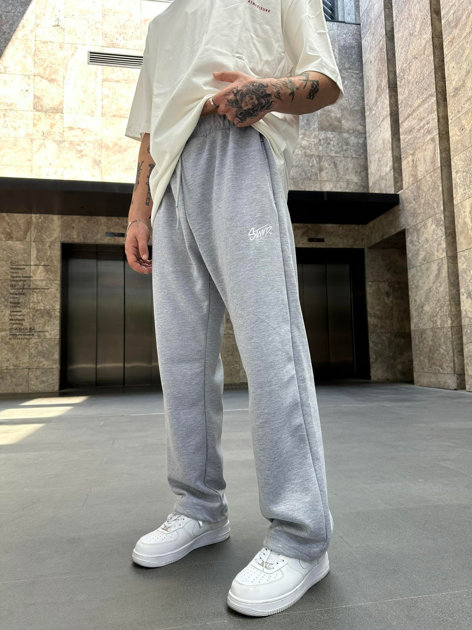 Stwd Baggy Stoper Paça Eşofman Altı - Gri