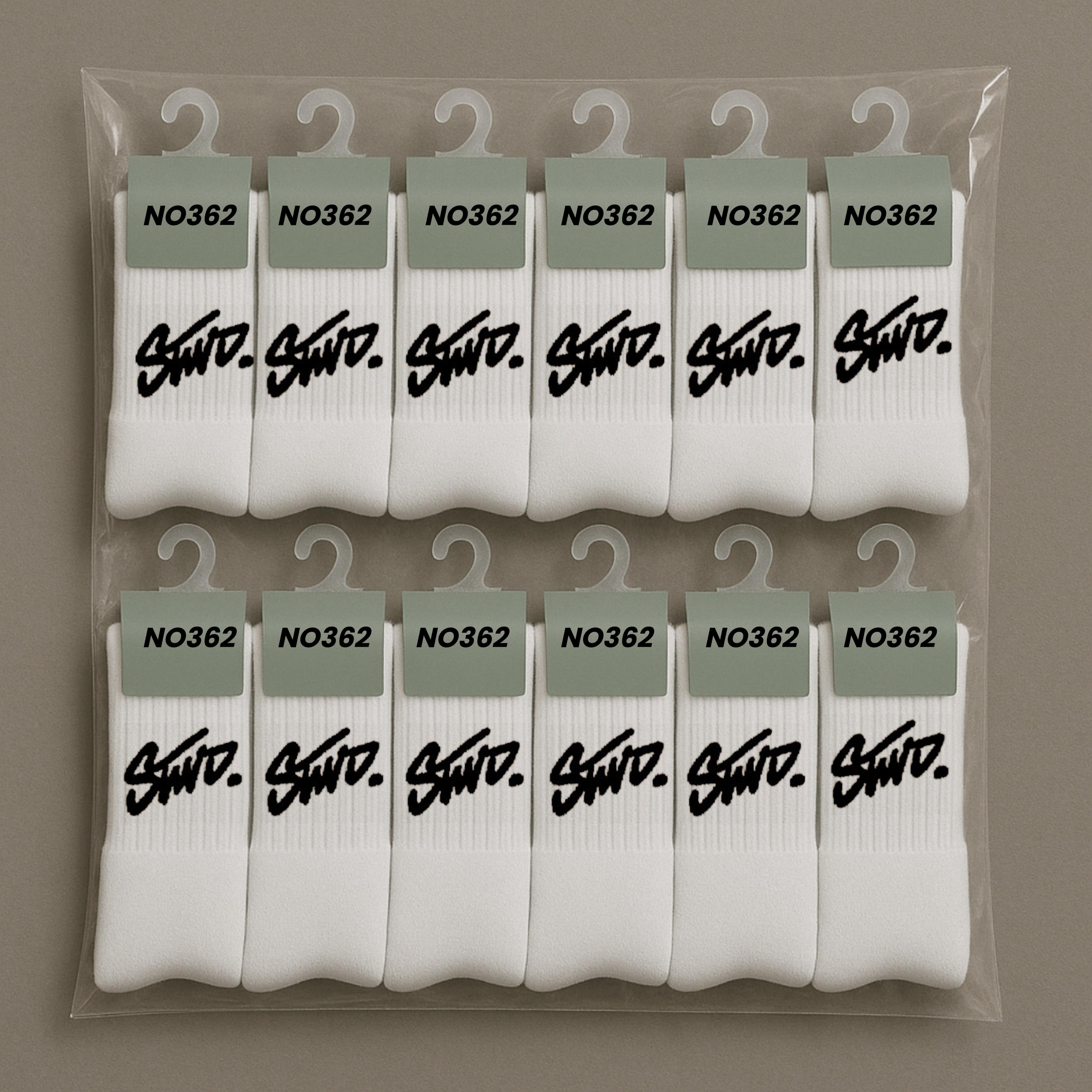 SW 12'Li Çorap Paketi - Beyaz