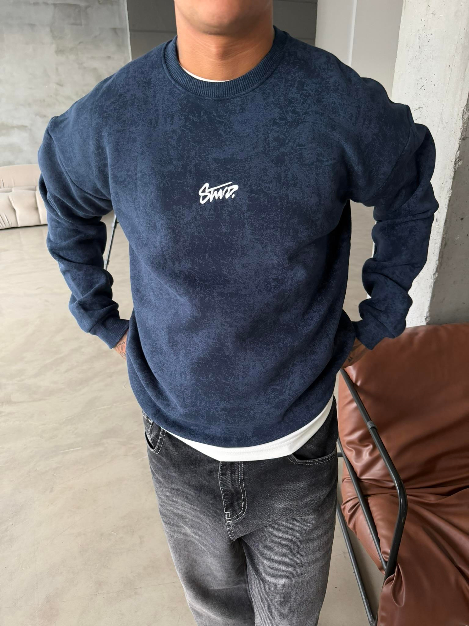 SW Preimum Acid Sweat - İndigo