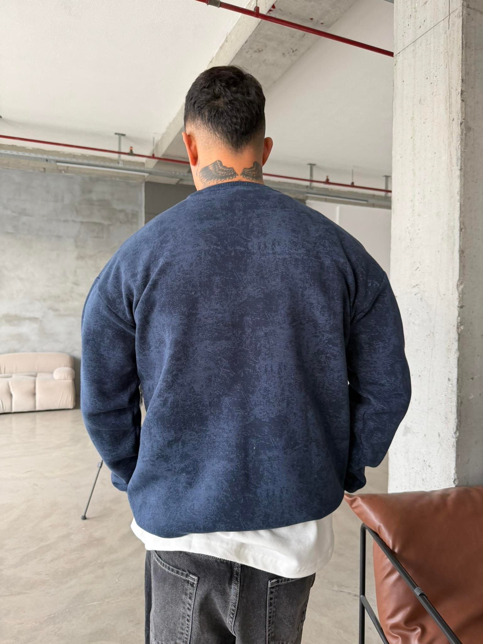 SW Preimum Acid Sweat - İndigo