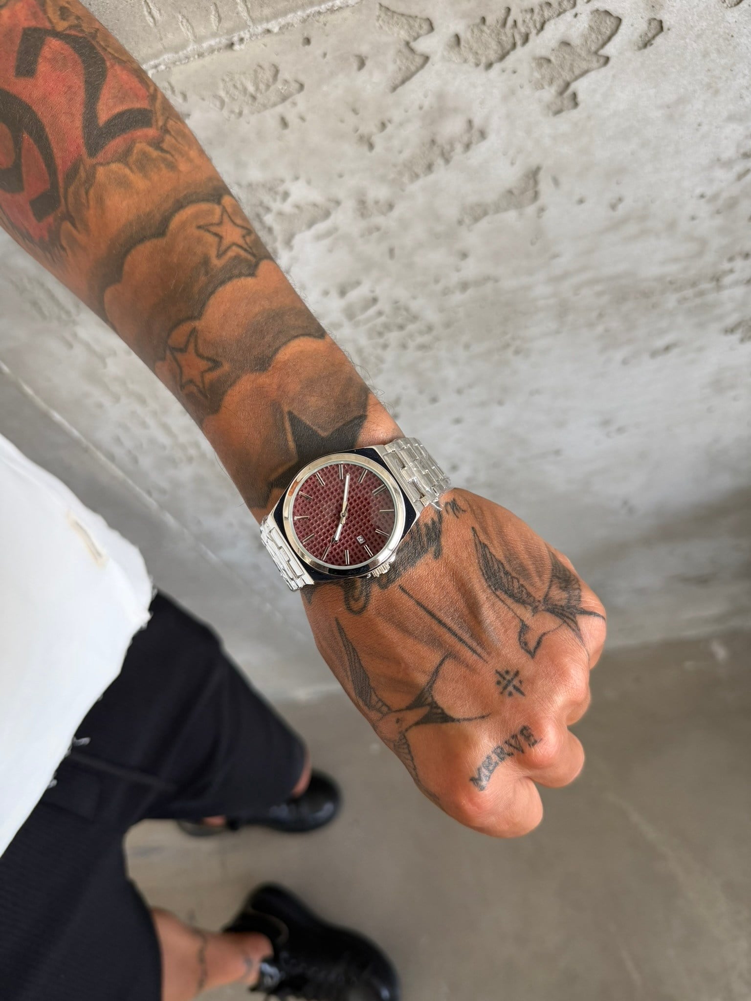 TimeLux Watch Erkek Kol Saati - Bordo