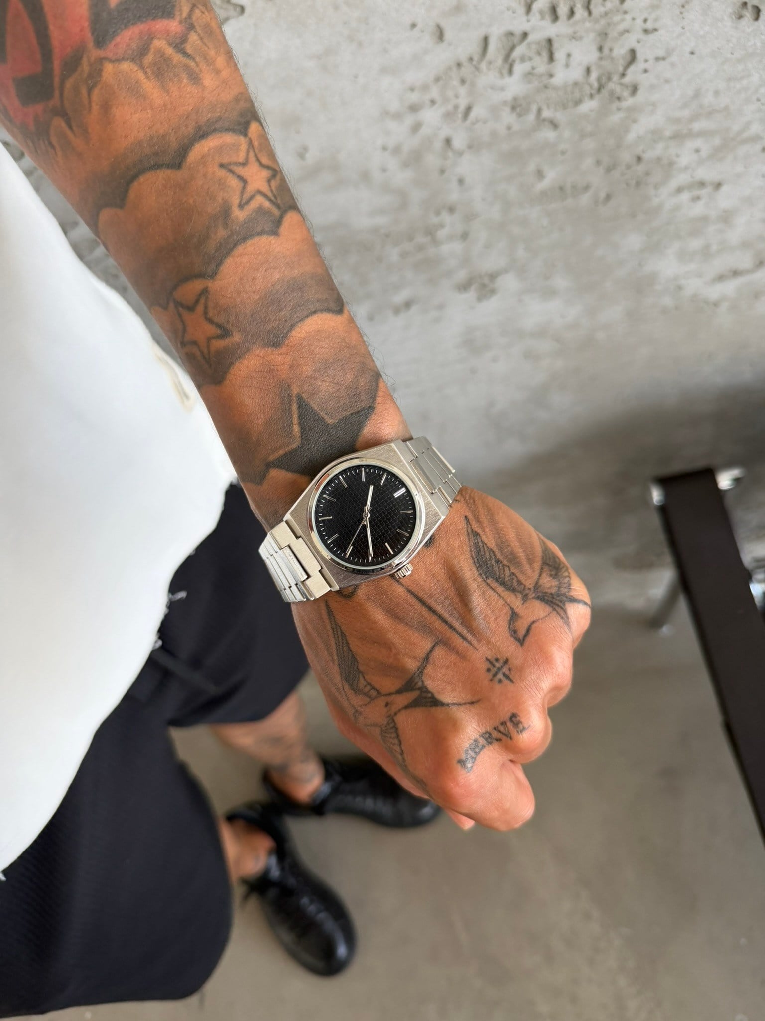 TimeLux Watch Erkek Kol Saati - Siyah
