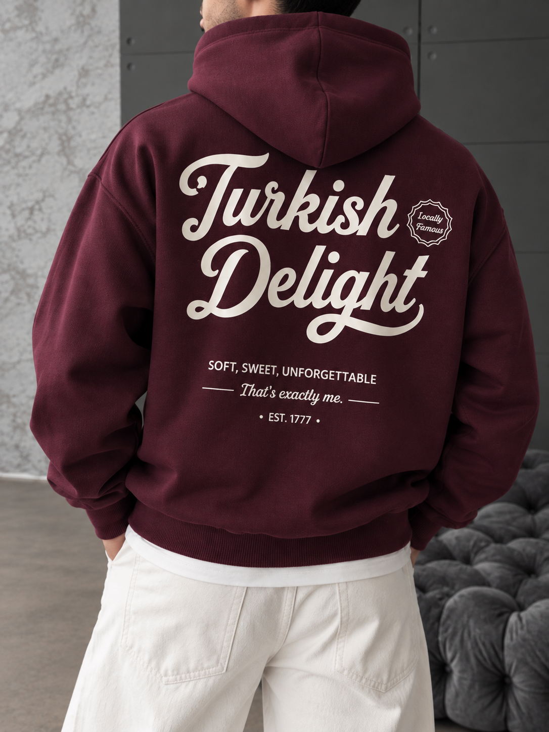 Turkish Delight Baskılı Hoddie