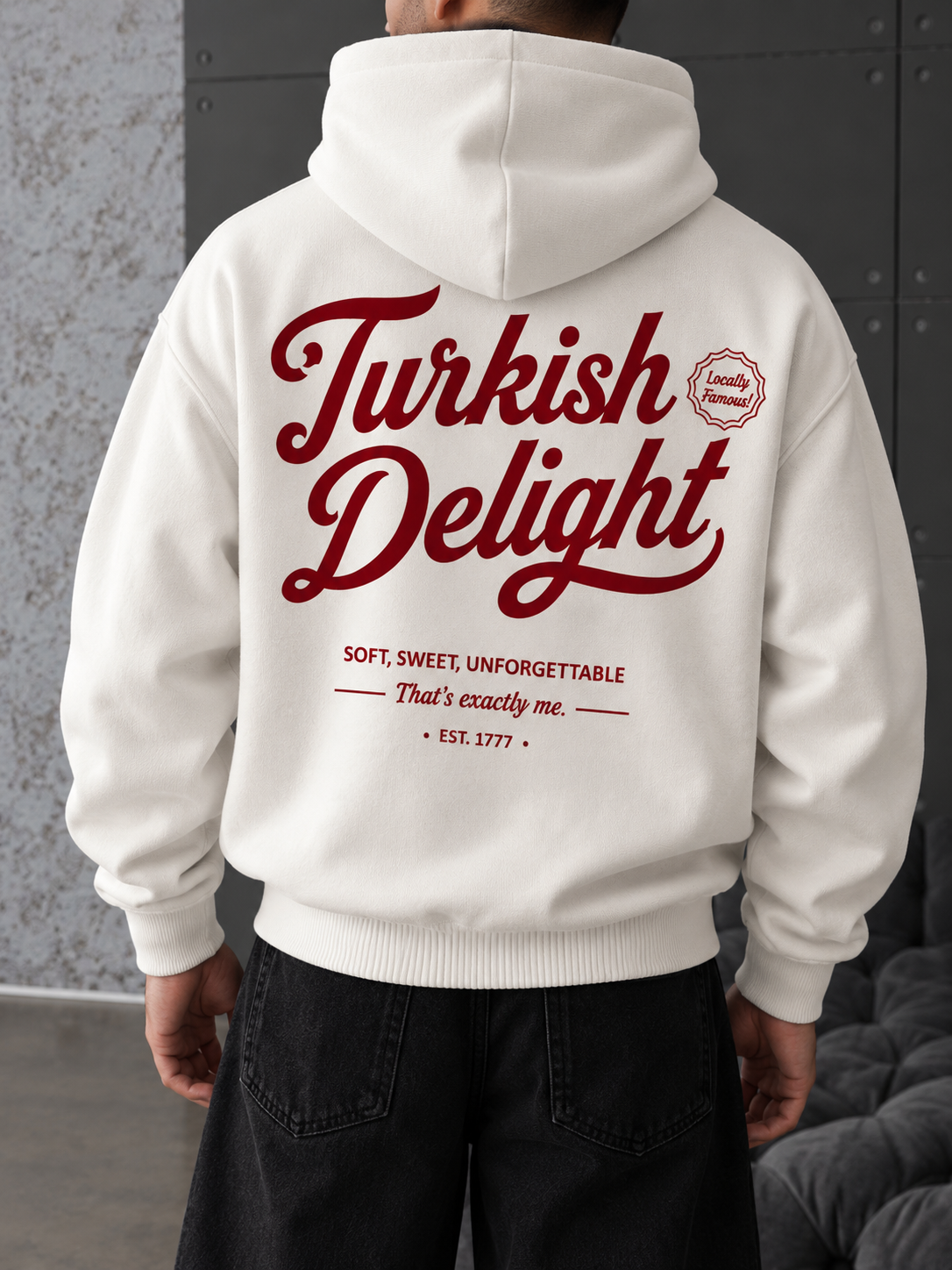 Turkish Delight Baskılı Hoddie