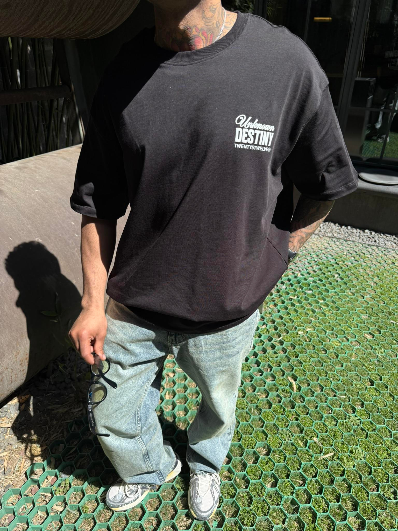UNKOWN Destiny Oversize T-Shirt - Siyah