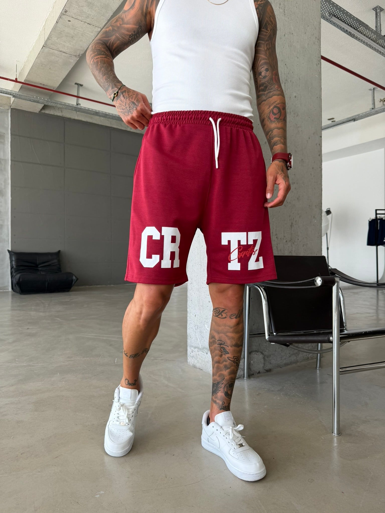 Varsity Shorts - Bordo