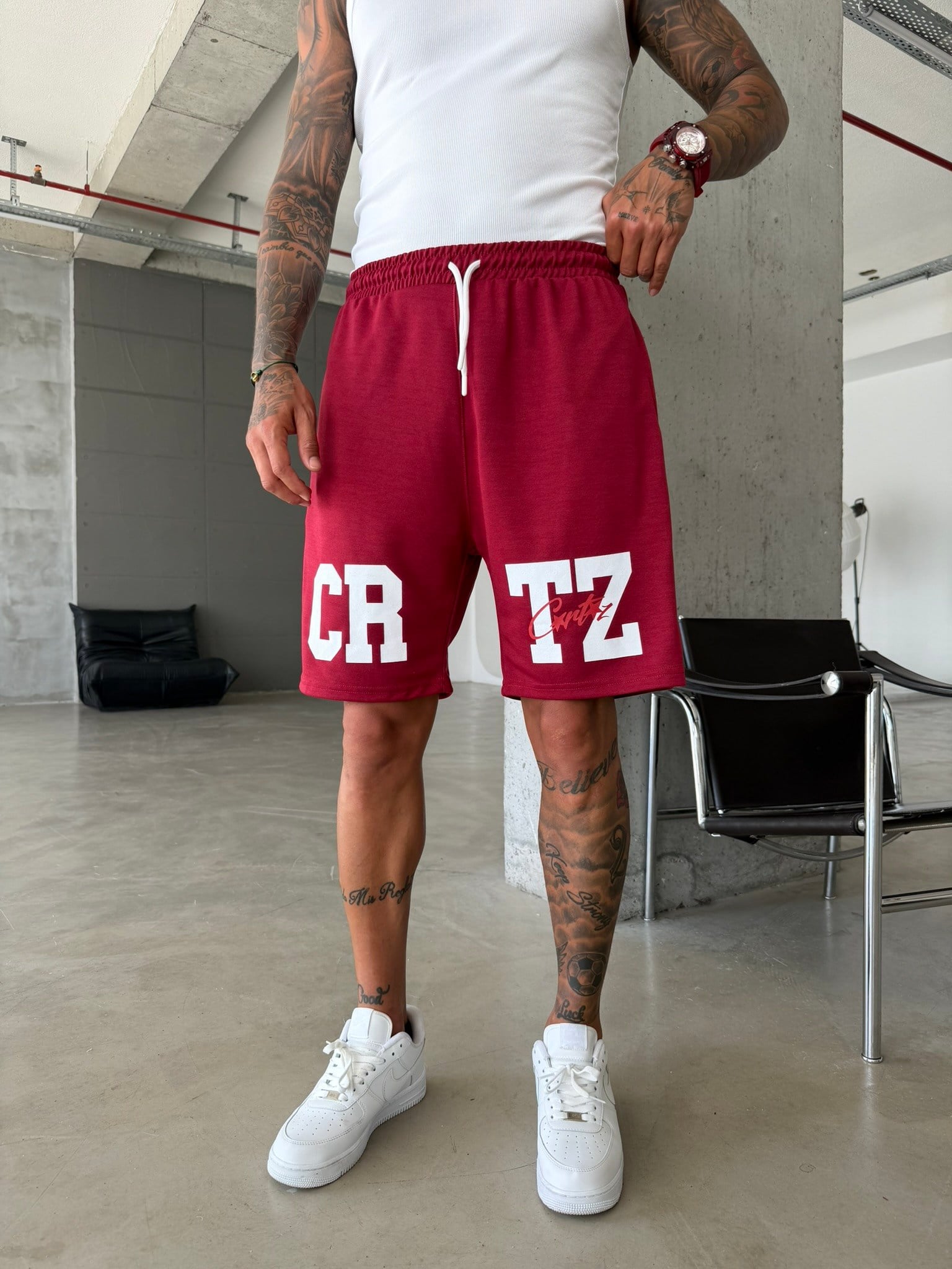 Varsity Shorts - Bordo