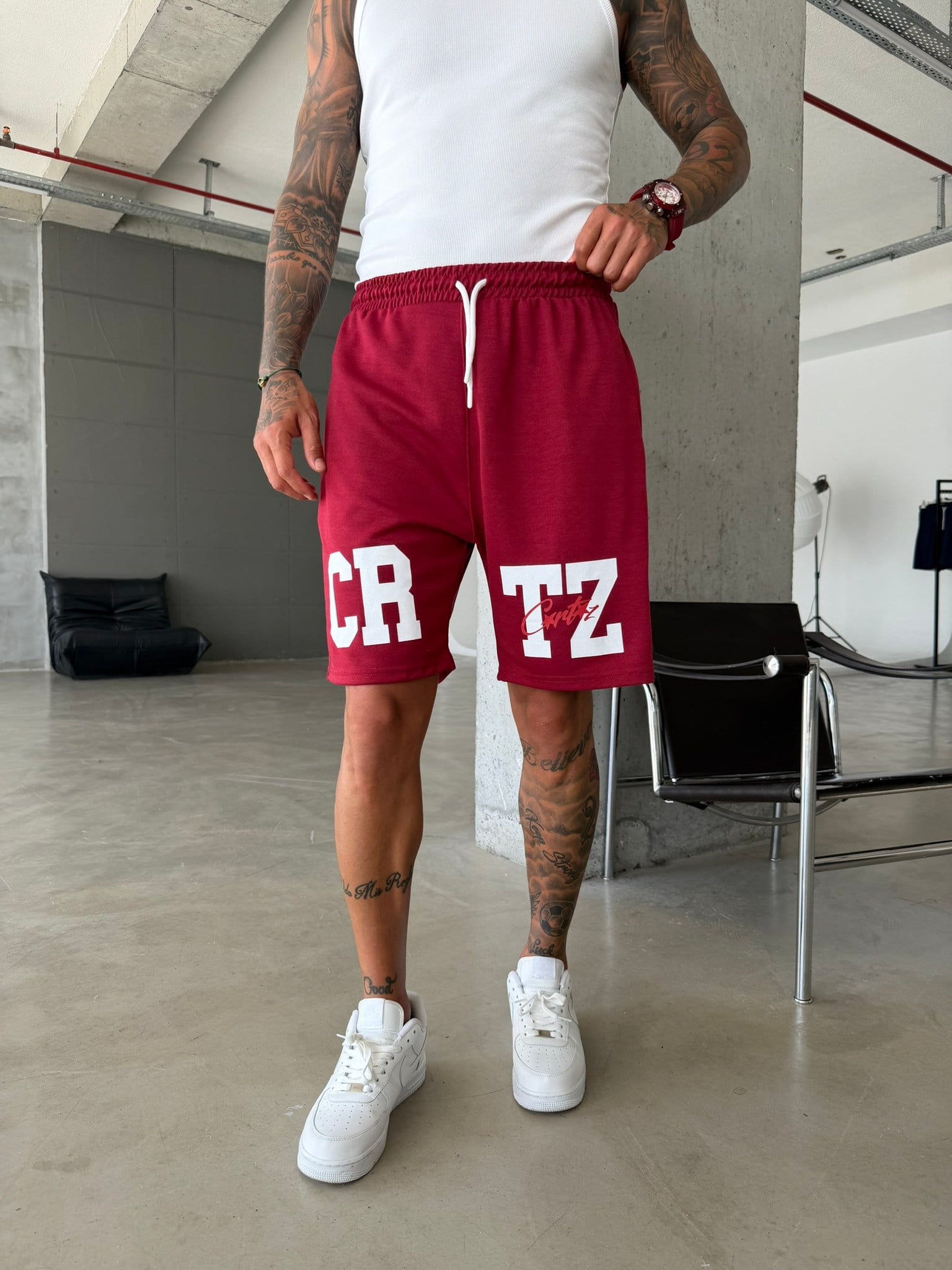 Varsity Shorts - Bordo