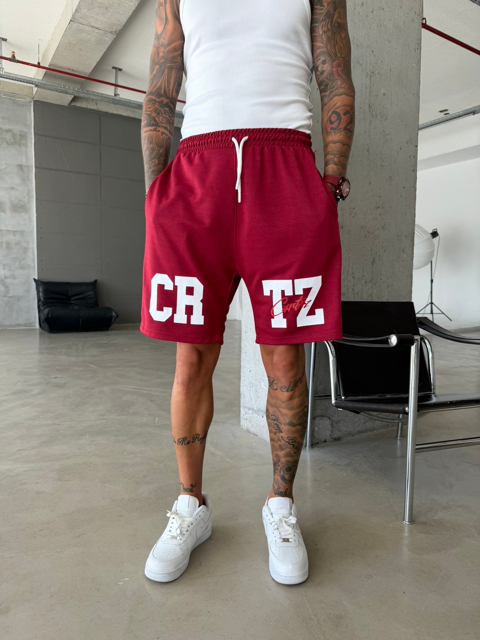Varsity Shorts - Bordo