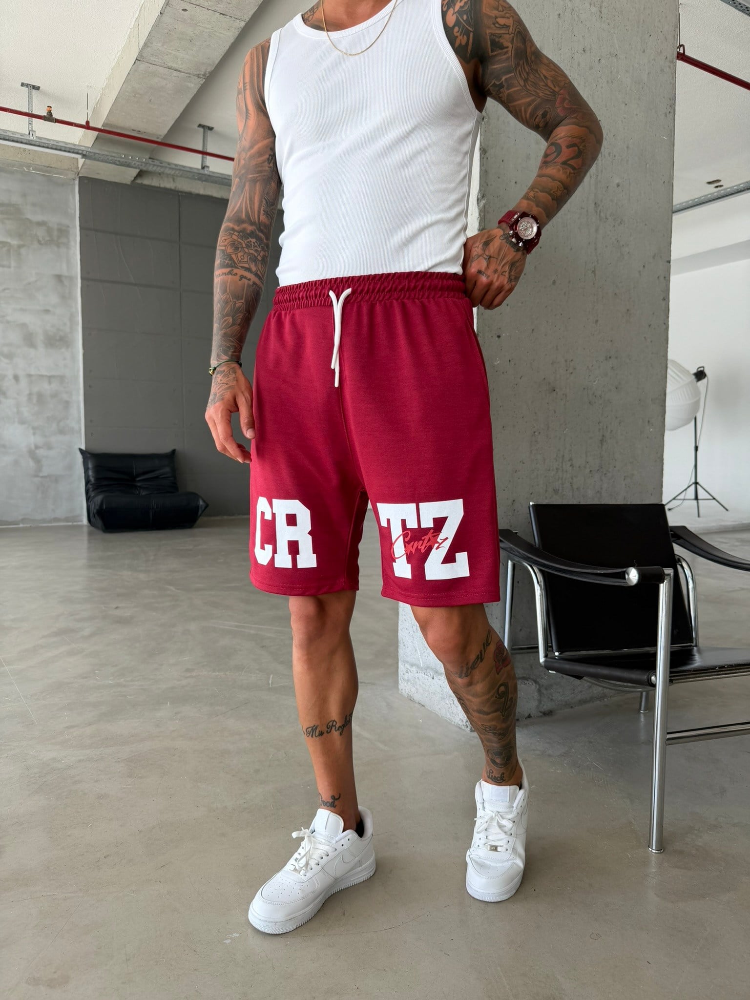 Varsity Shorts - Bordo