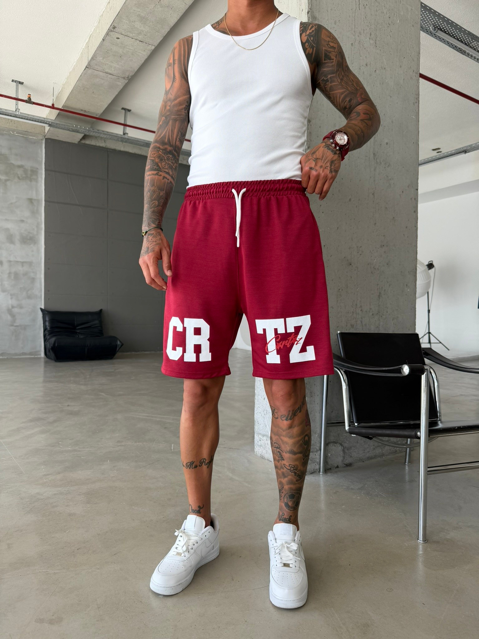 Varsity Shorts - Bordo