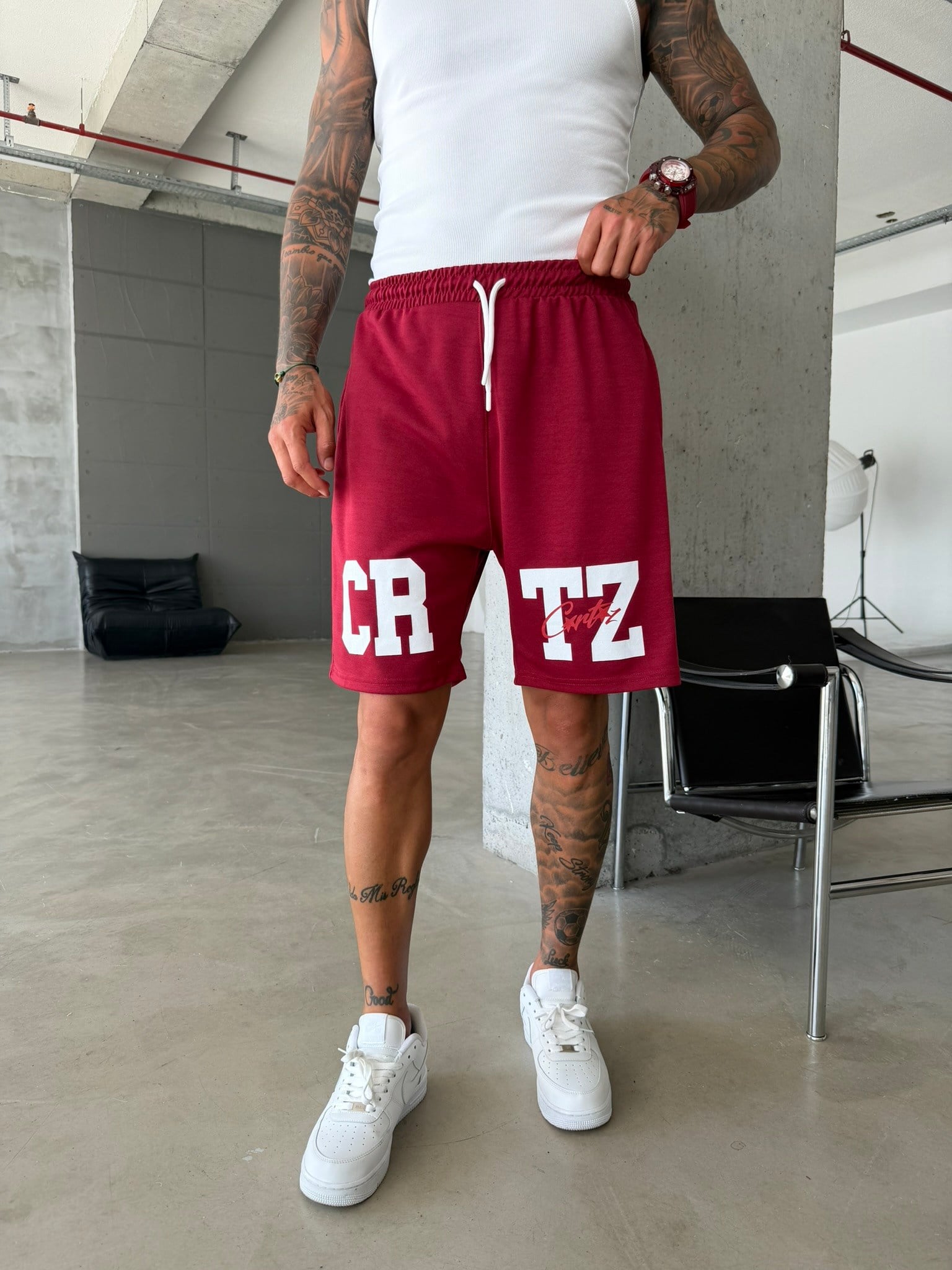 Varsity Shorts - Bordo