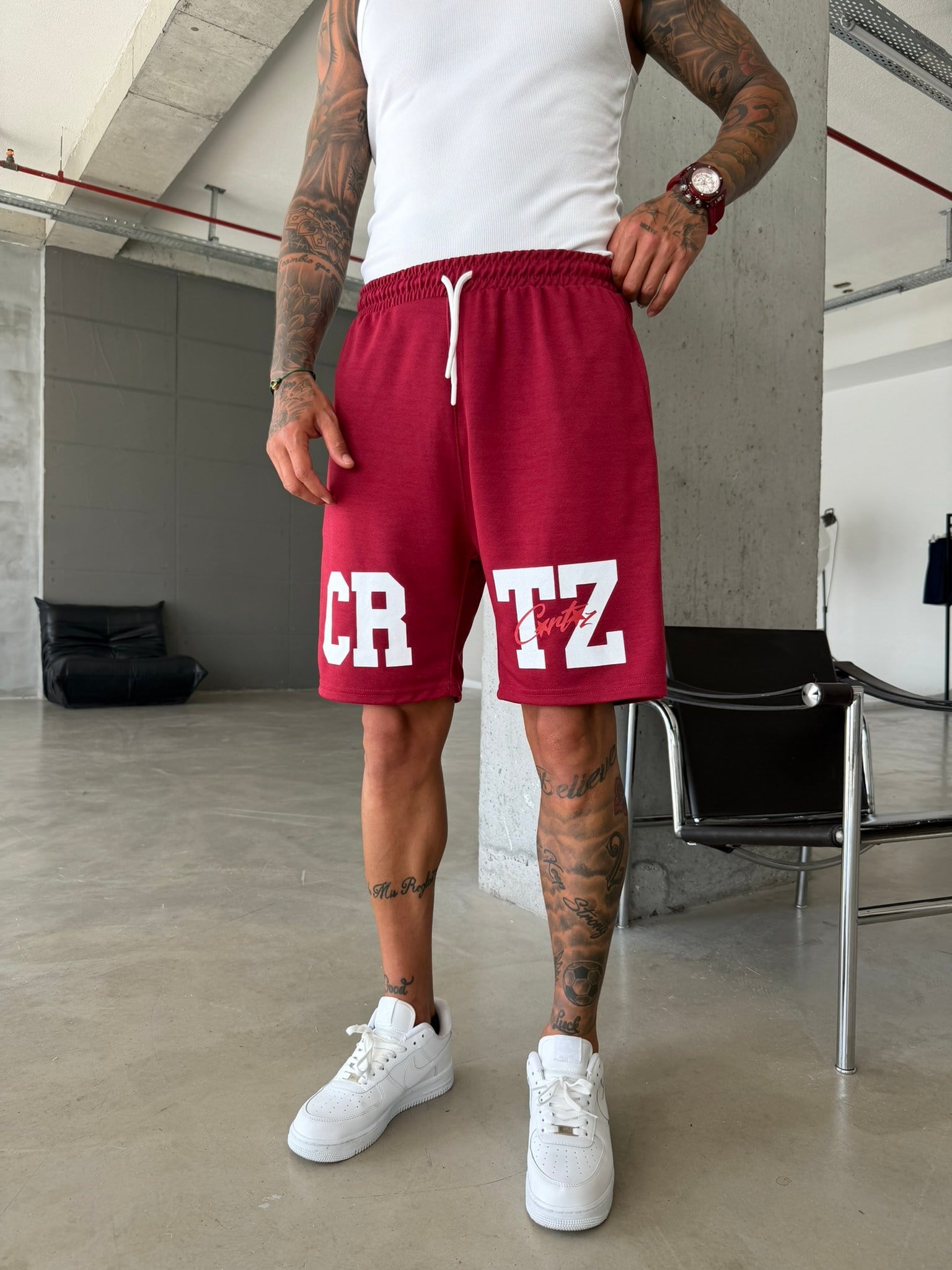 Varsity Shorts - Bordo