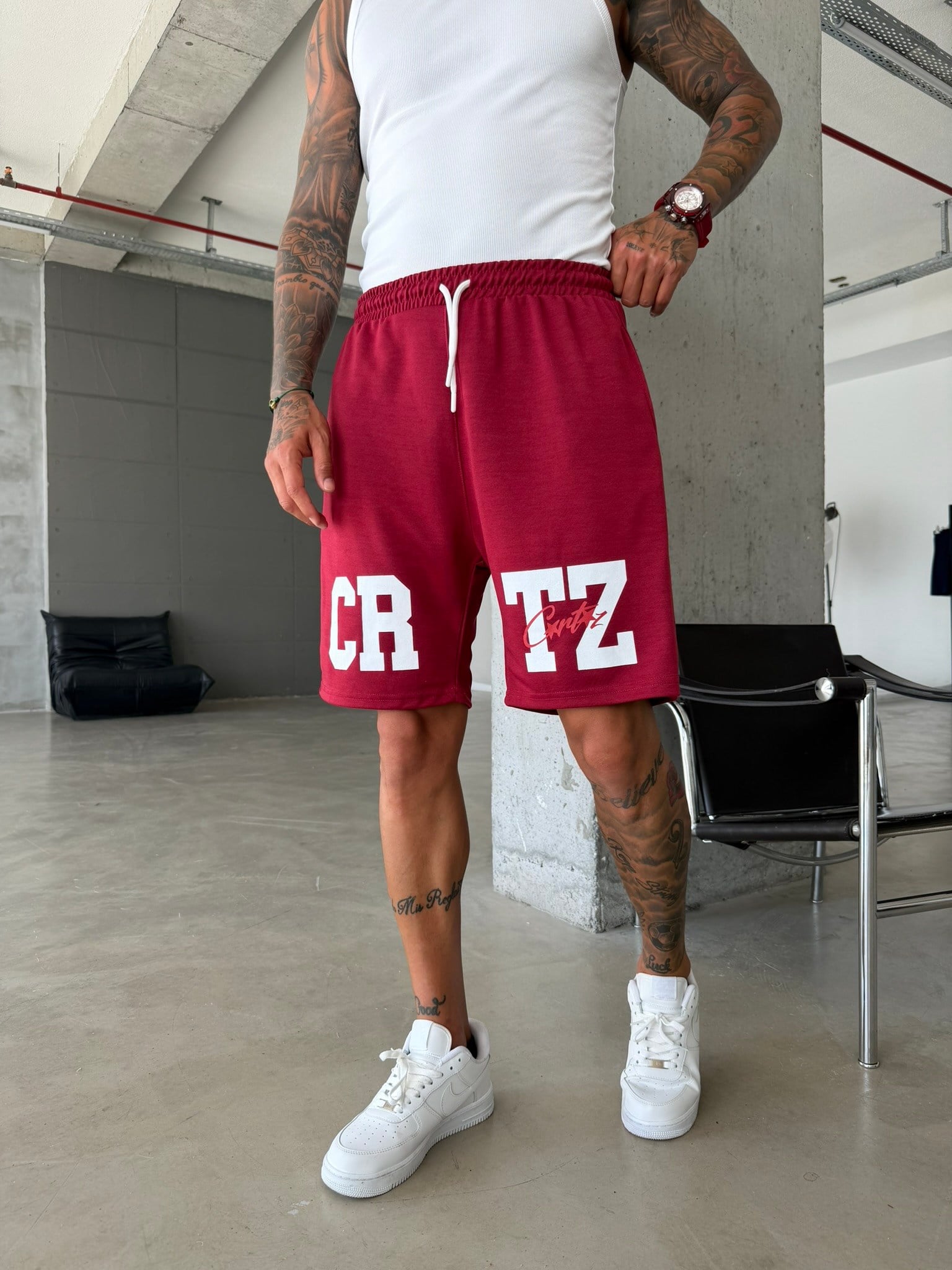 Varsity Shorts - Bordo