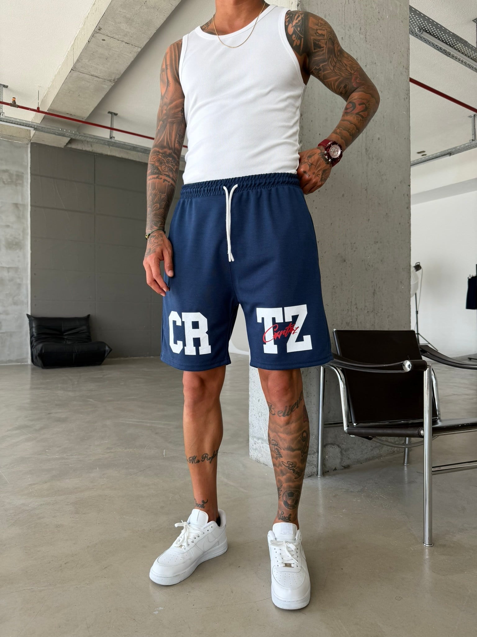 Varsity Shorts - Lacivert