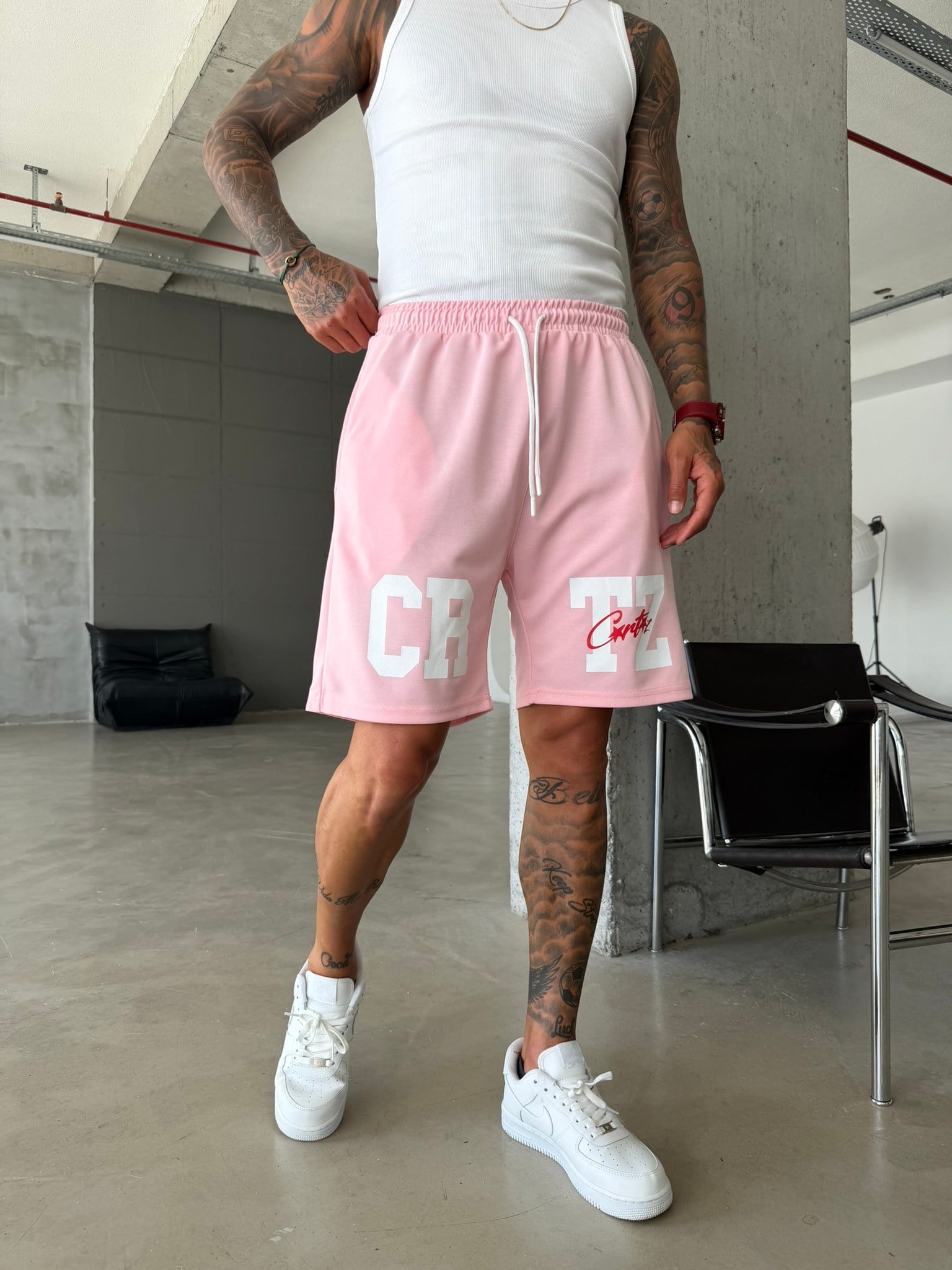 Varsity Shorts - Pembe