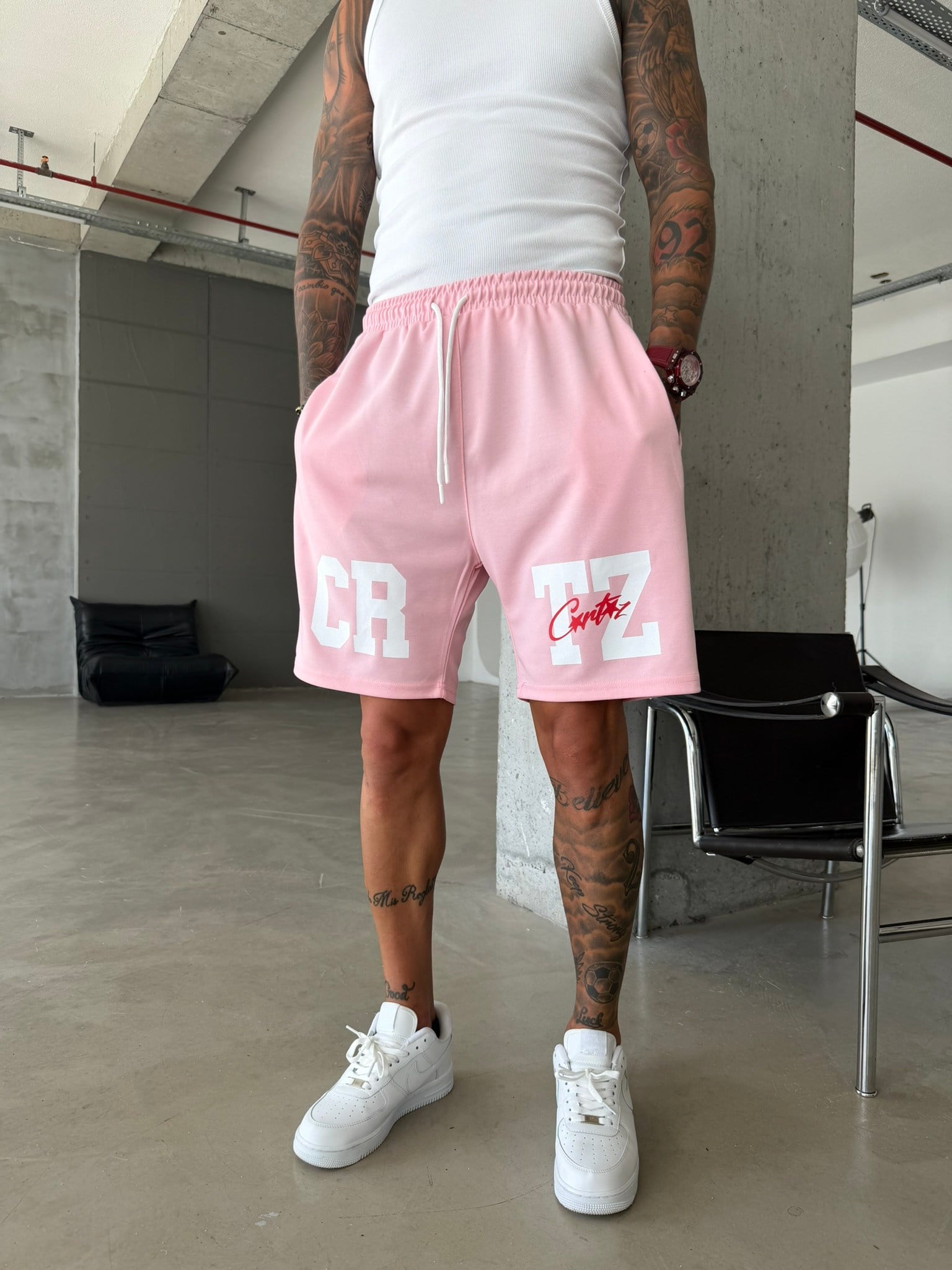 Varsity Shorts - Pembe