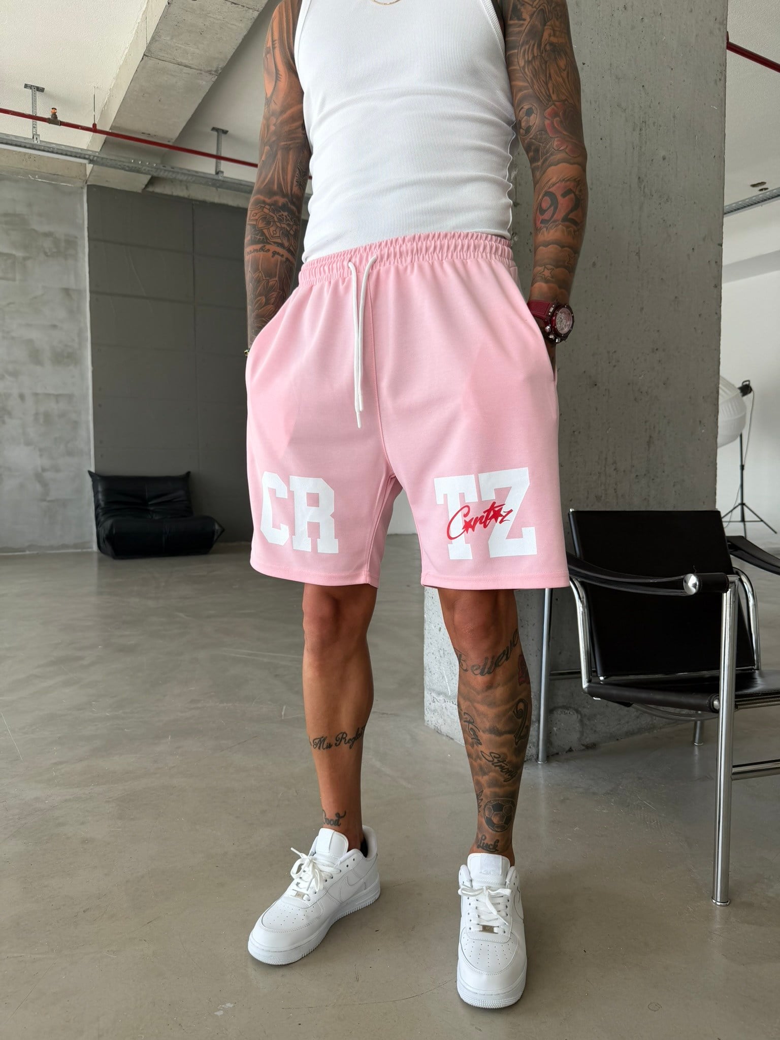 Varsity Shorts - Pembe