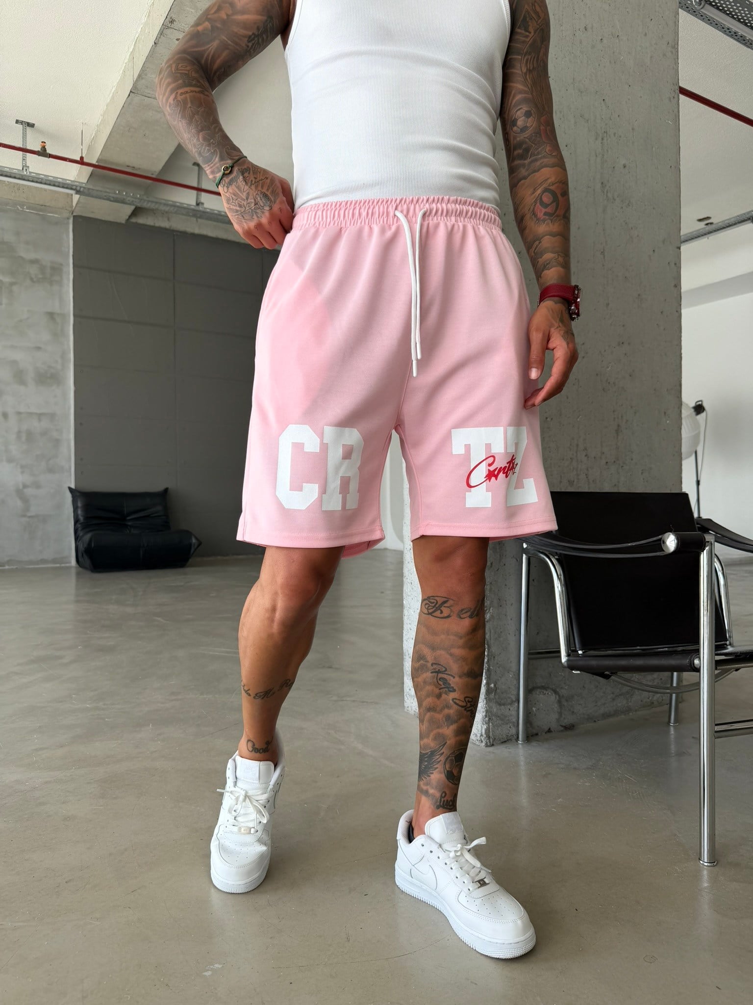 Varsity Shorts - Pembe