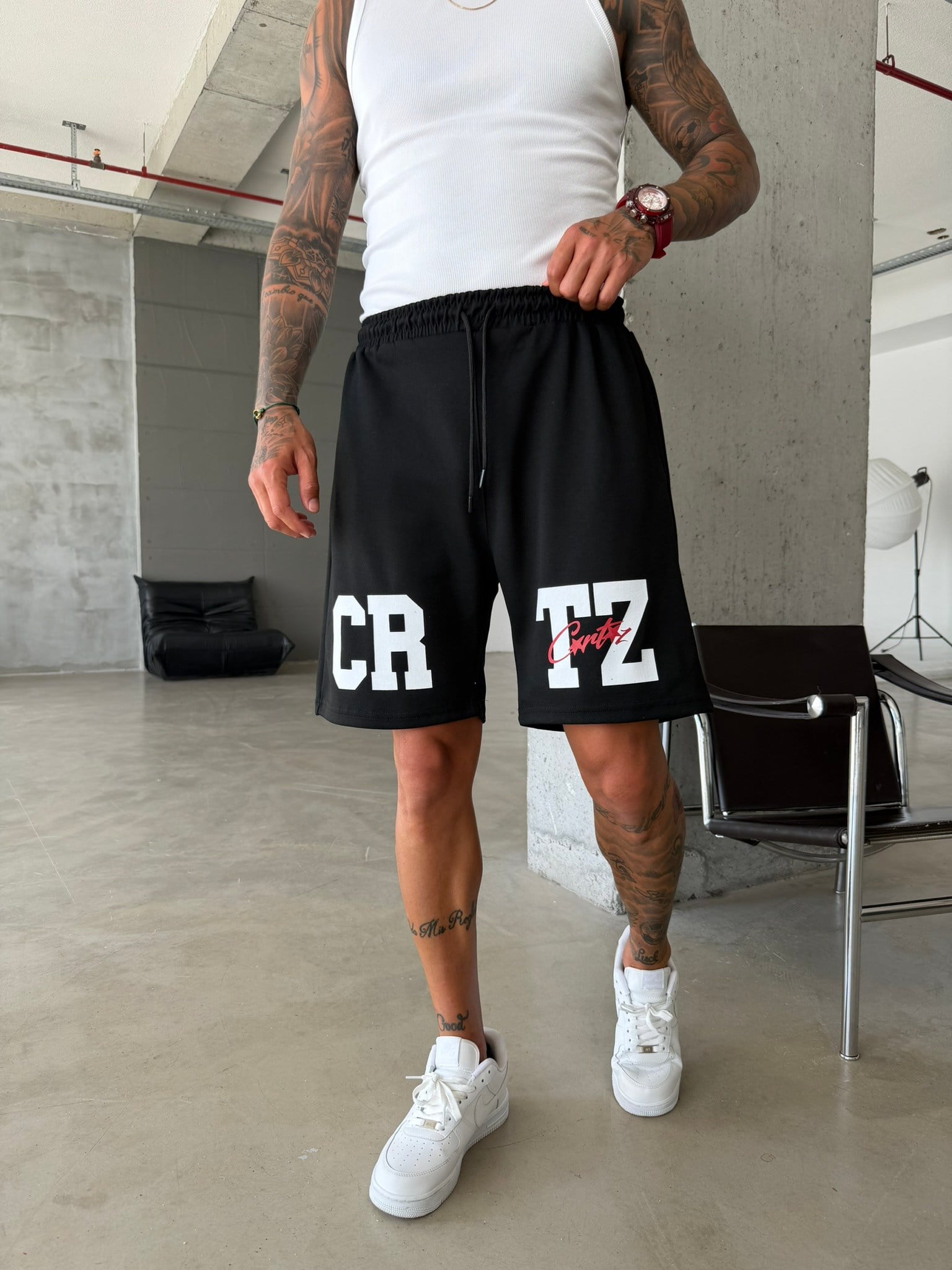 Varsity Shorts - Siyah