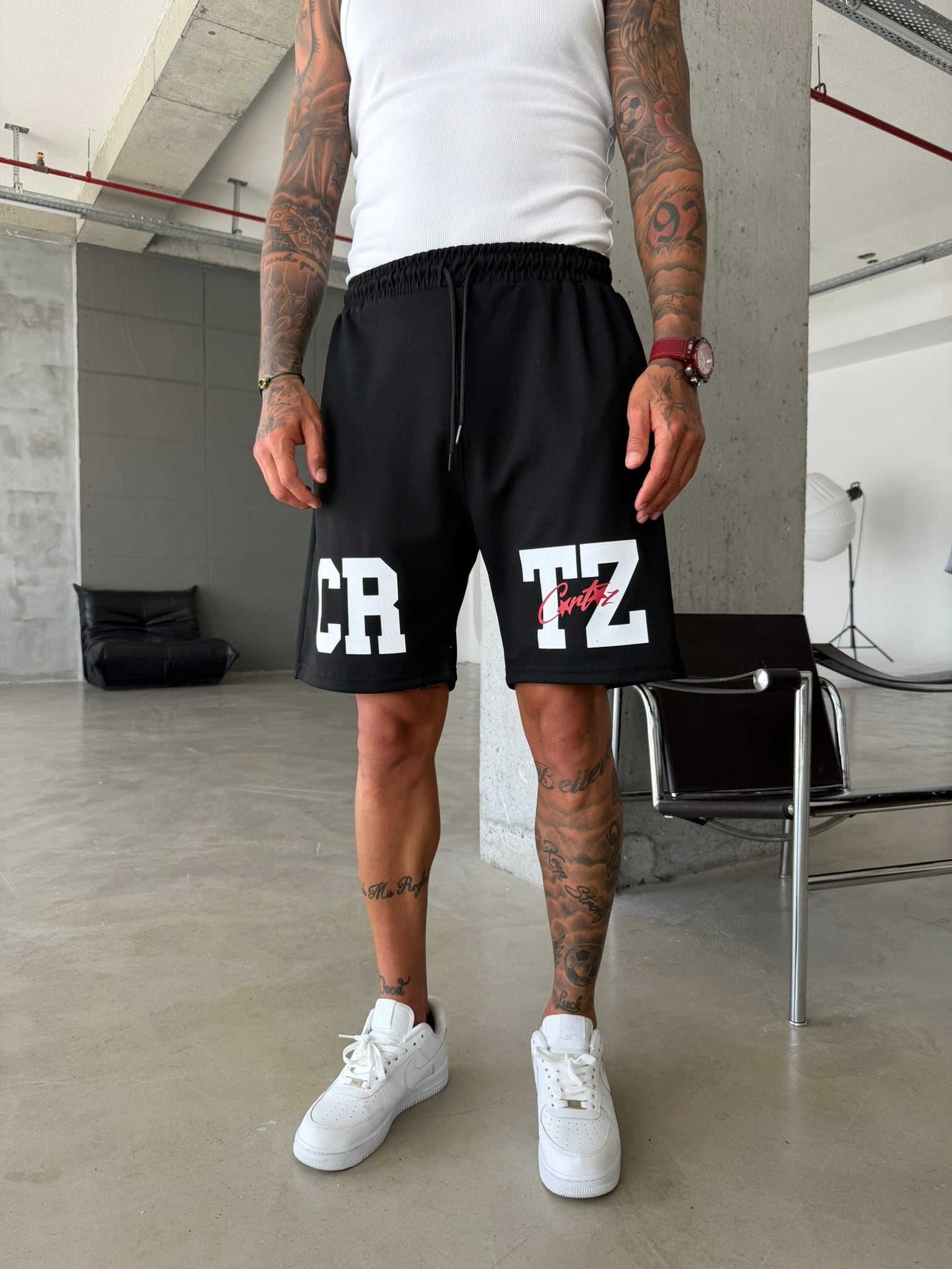 Varsity Shorts - Siyah