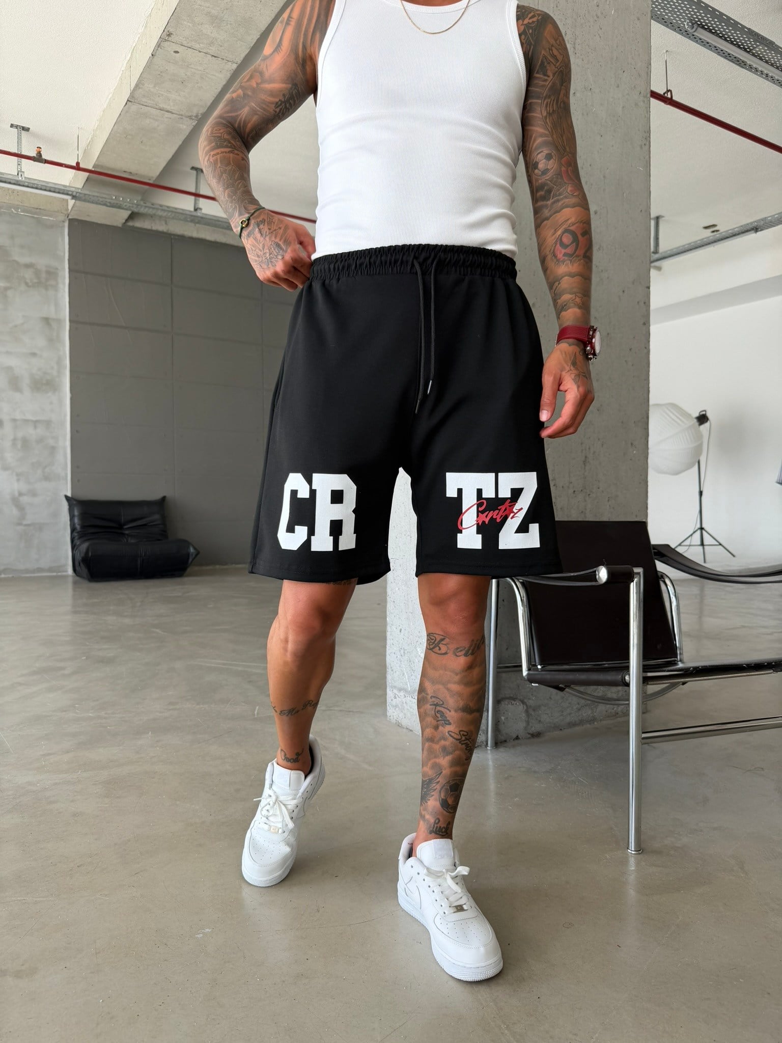 Varsity Shorts - Siyah