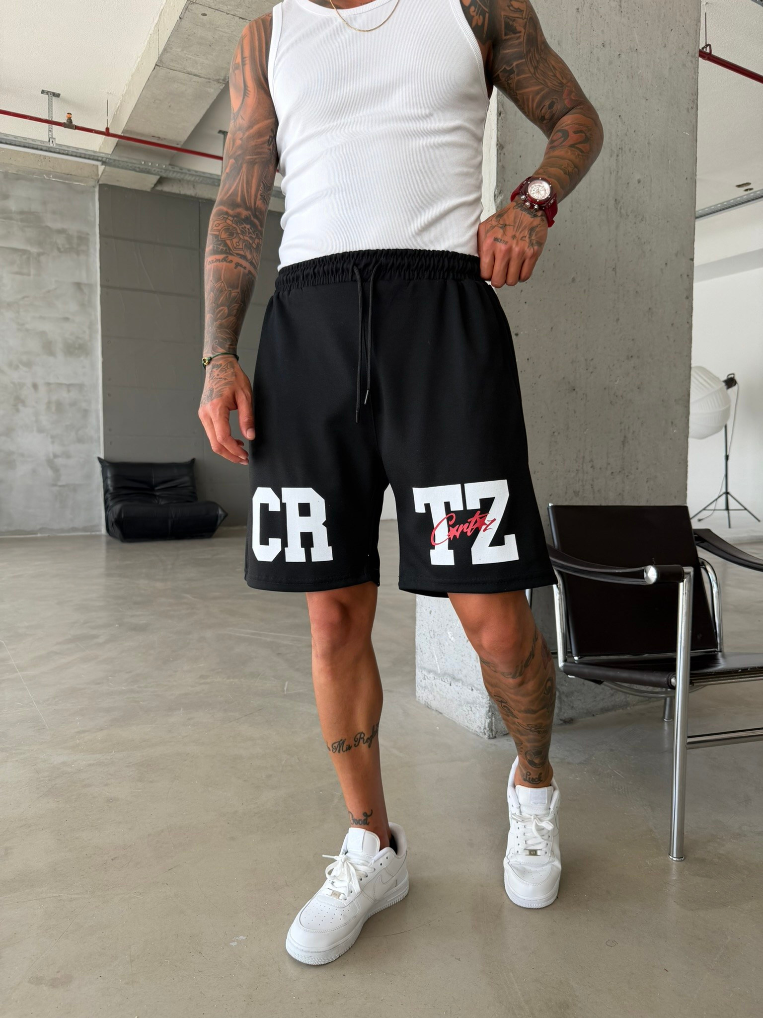 Varsity Shorts - Siyah