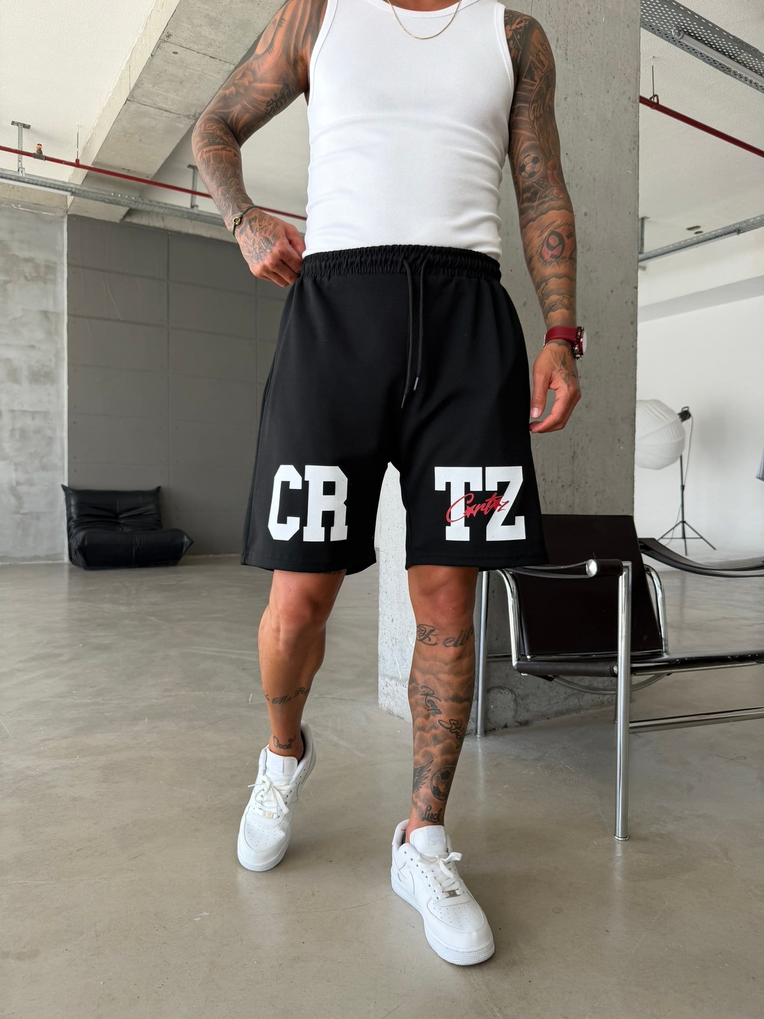 Varsity Shorts - Siyah