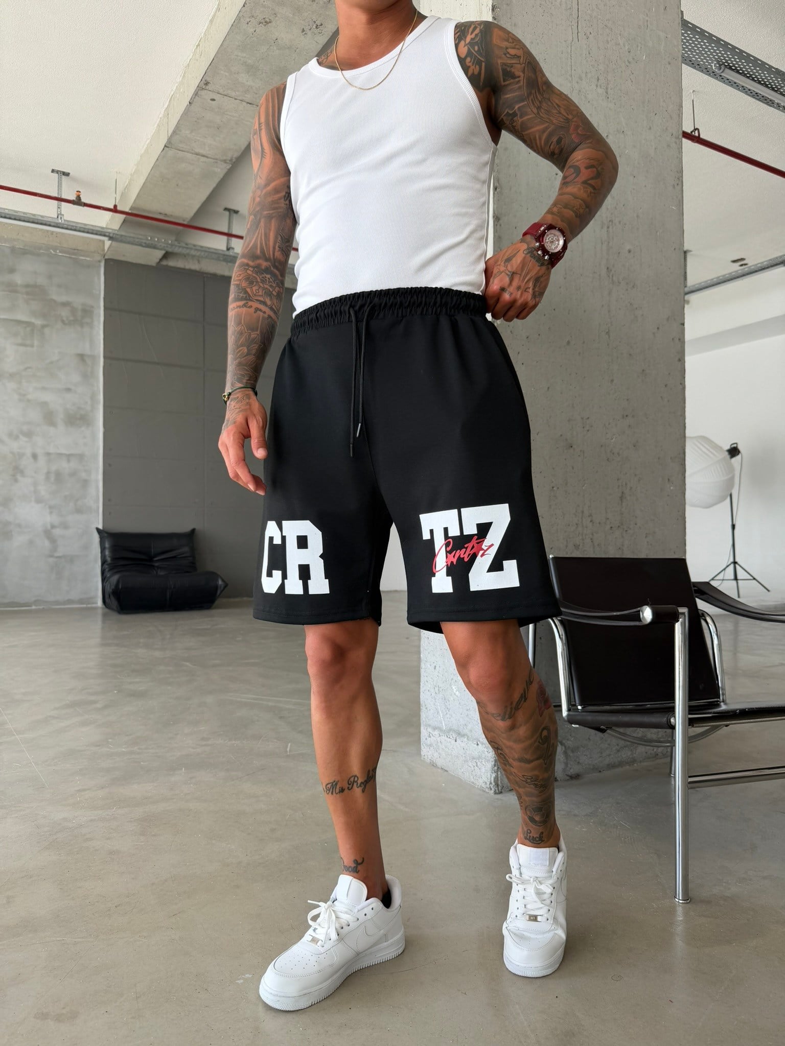Varsity Shorts - Siyah