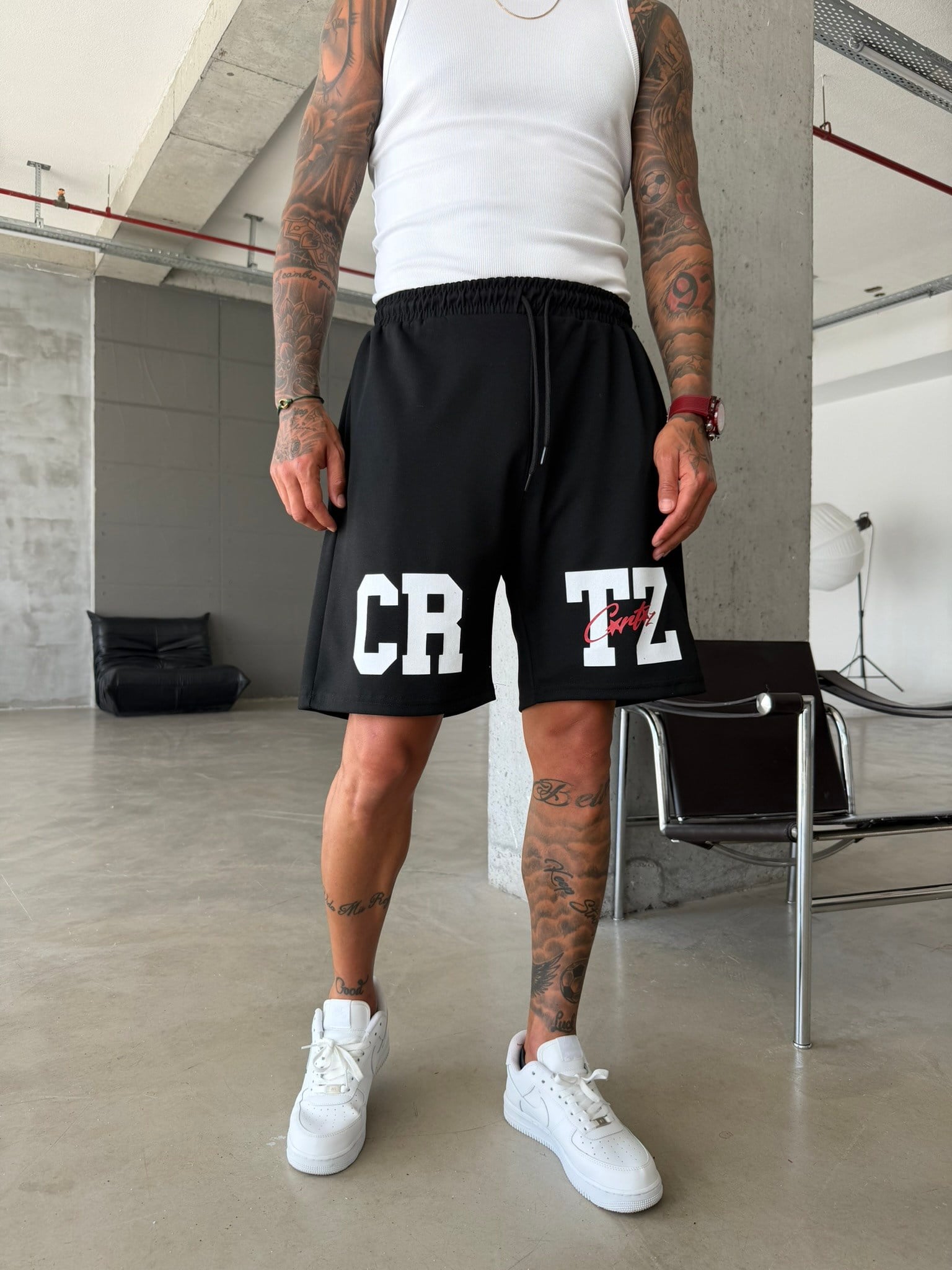 Varsity Shorts - Siyah