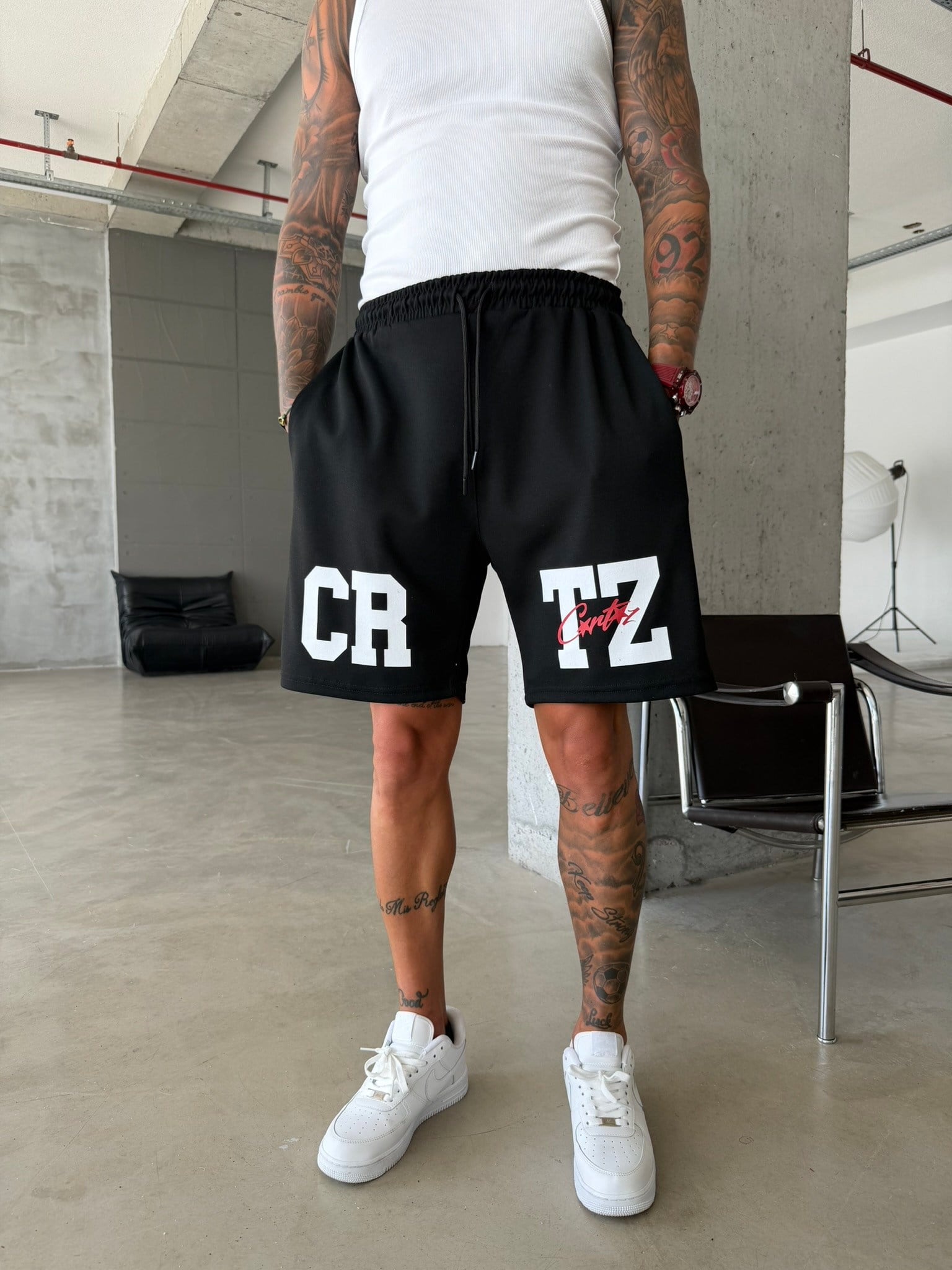 Varsity Shorts - Siyah