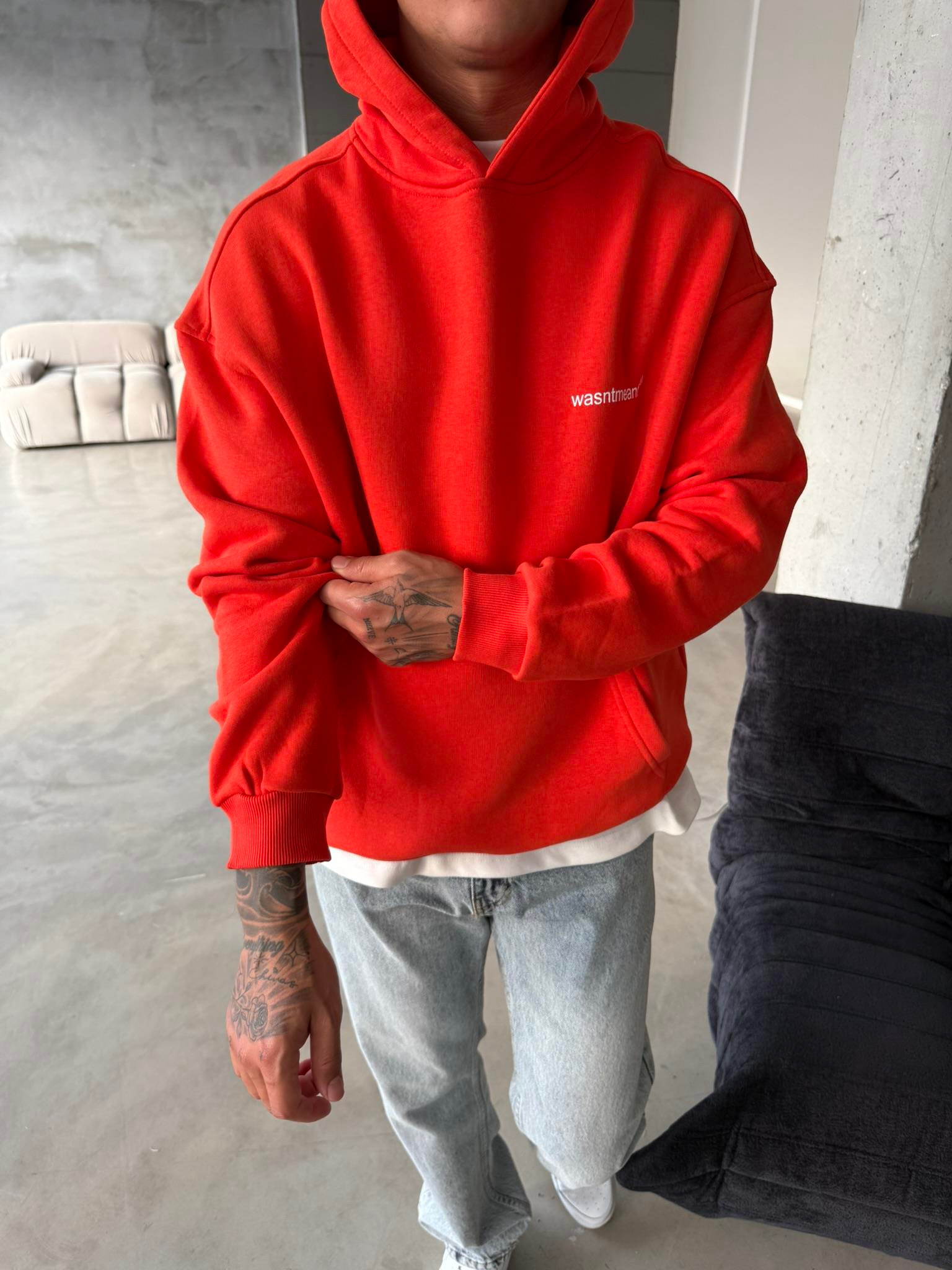 Wanstmeant Basic Sweat - Kırmızı