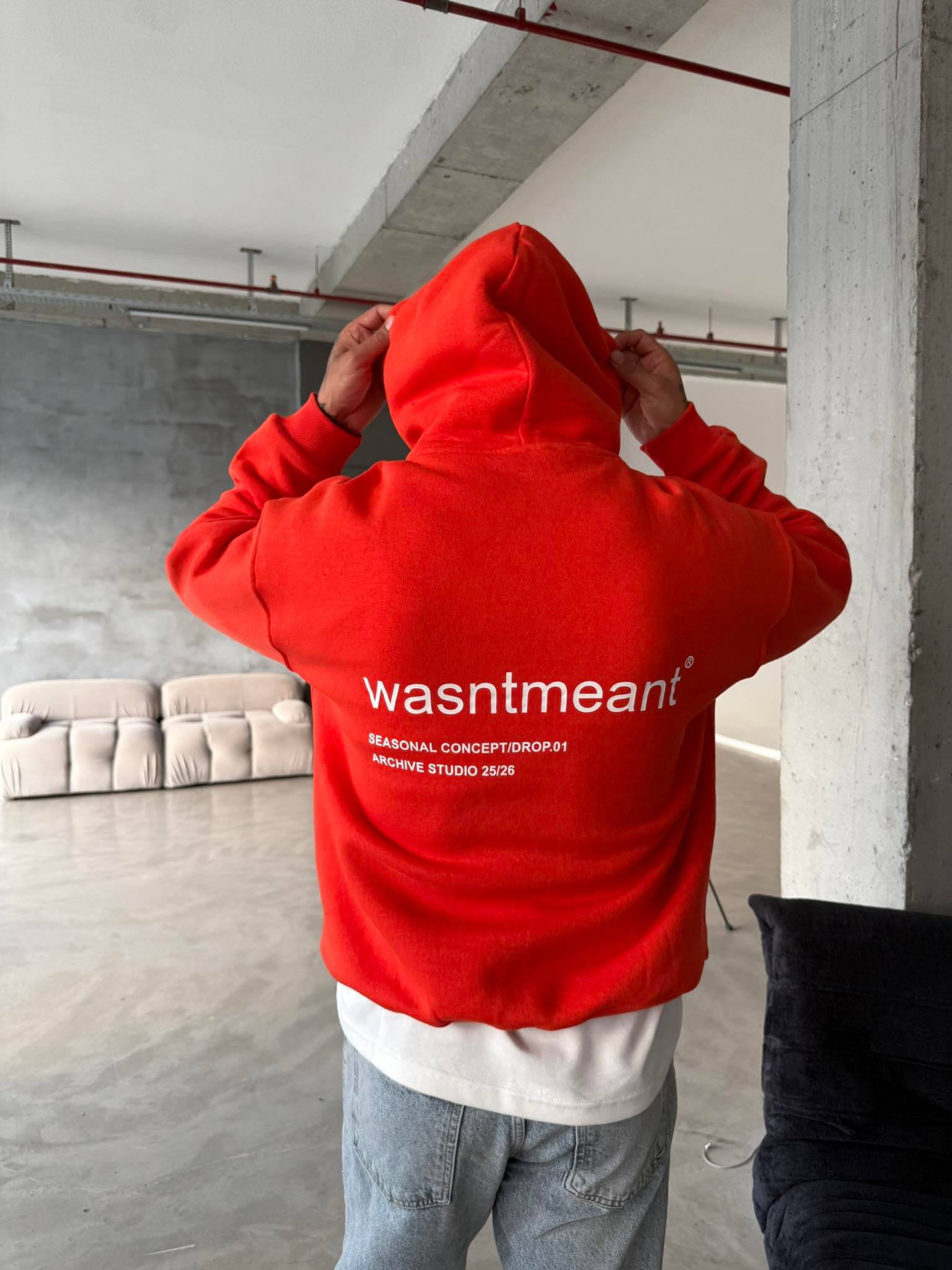 Wanstmeant Basic Sweat - Kırmızı