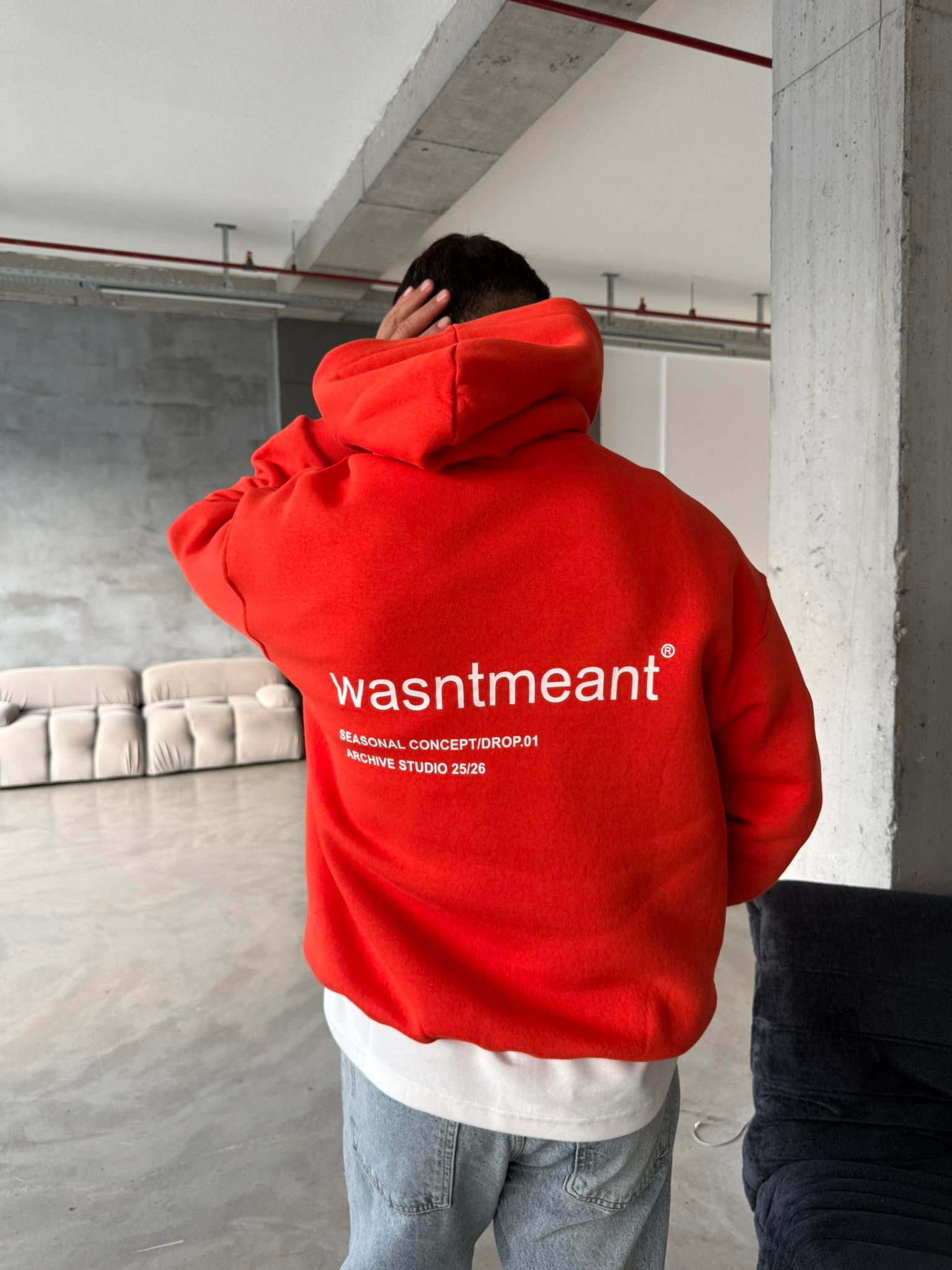 Wanstmeant Basic Sweat - Kırmızı