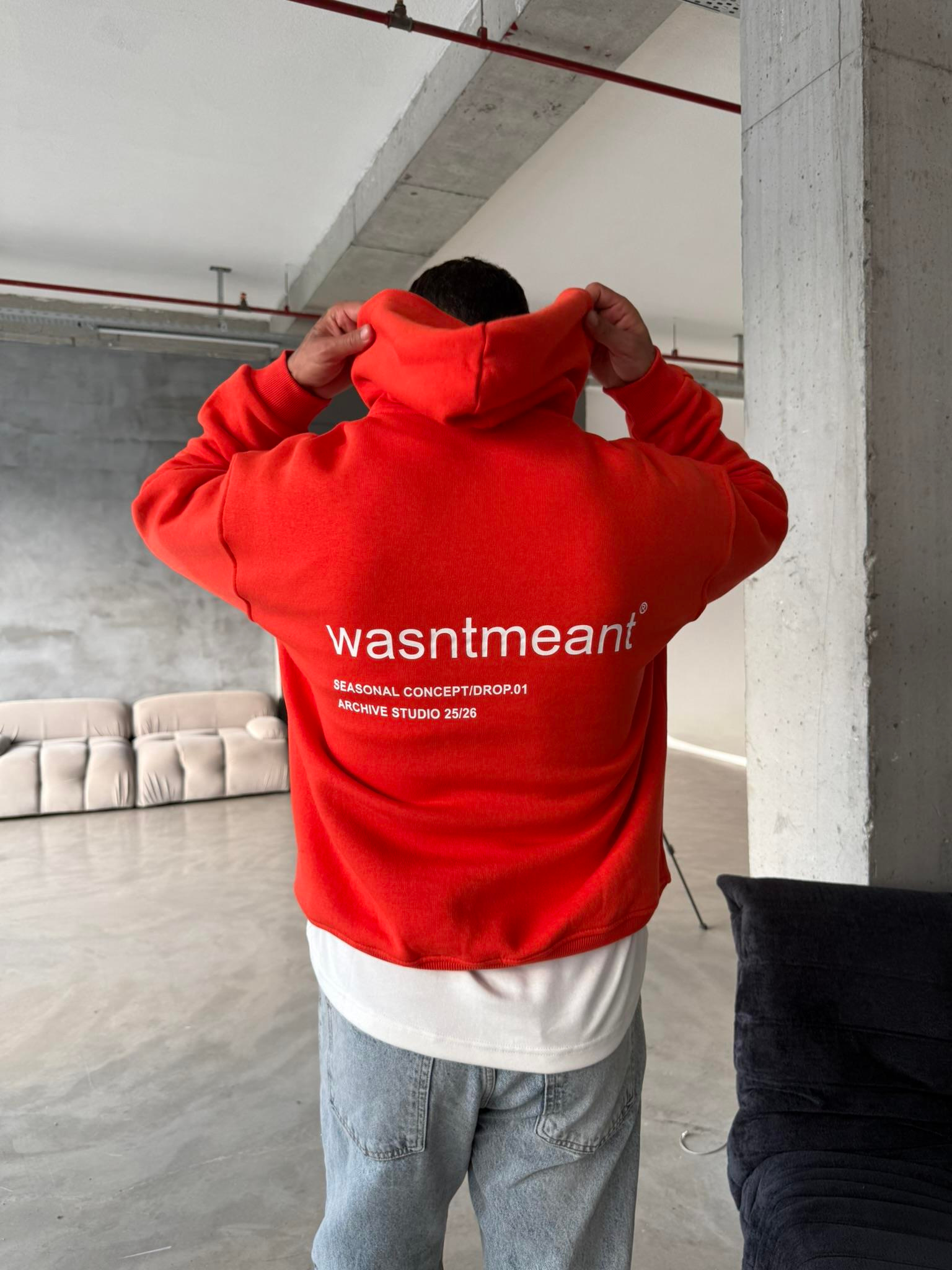 Wanstmeant Basic Sweat - Kırmızı