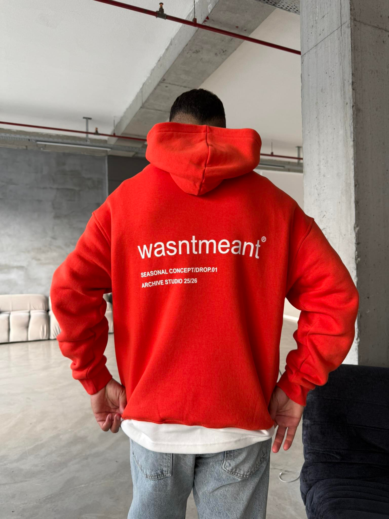 Wanstmeant Basic Sweat - Kırmızı