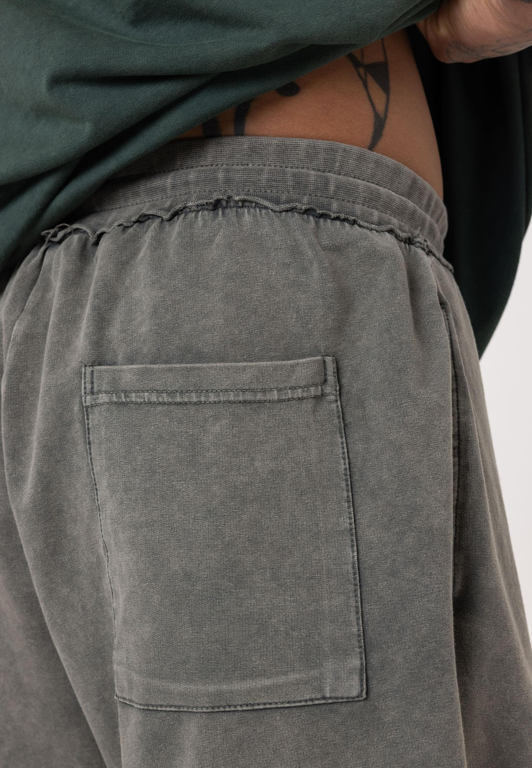 Yımakamalı Kesik Detaylı Şort - Yeşil